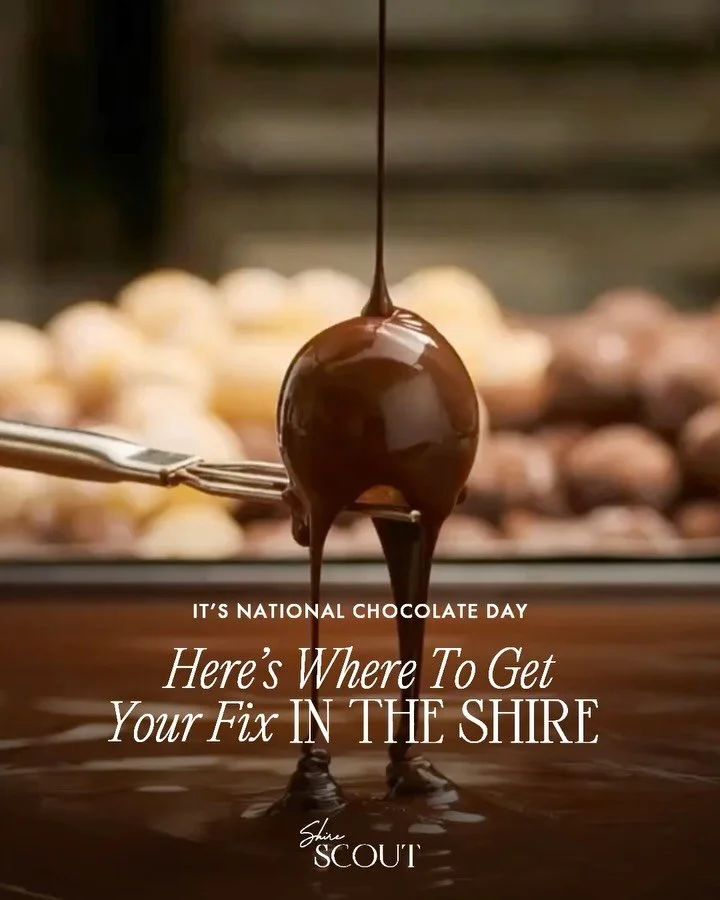 A day dedicated to chocolate? You have our full attention.🍫😍

It&rsquo;s National Chocolate Day, and to celebrate, we&rsquo;ve rounded up 6 of the Shire&rsquo;s best spots to get your fix!🤌🏼

Comment &lsquo;chocolate&rsquo; below and we&rsquo;ll 
