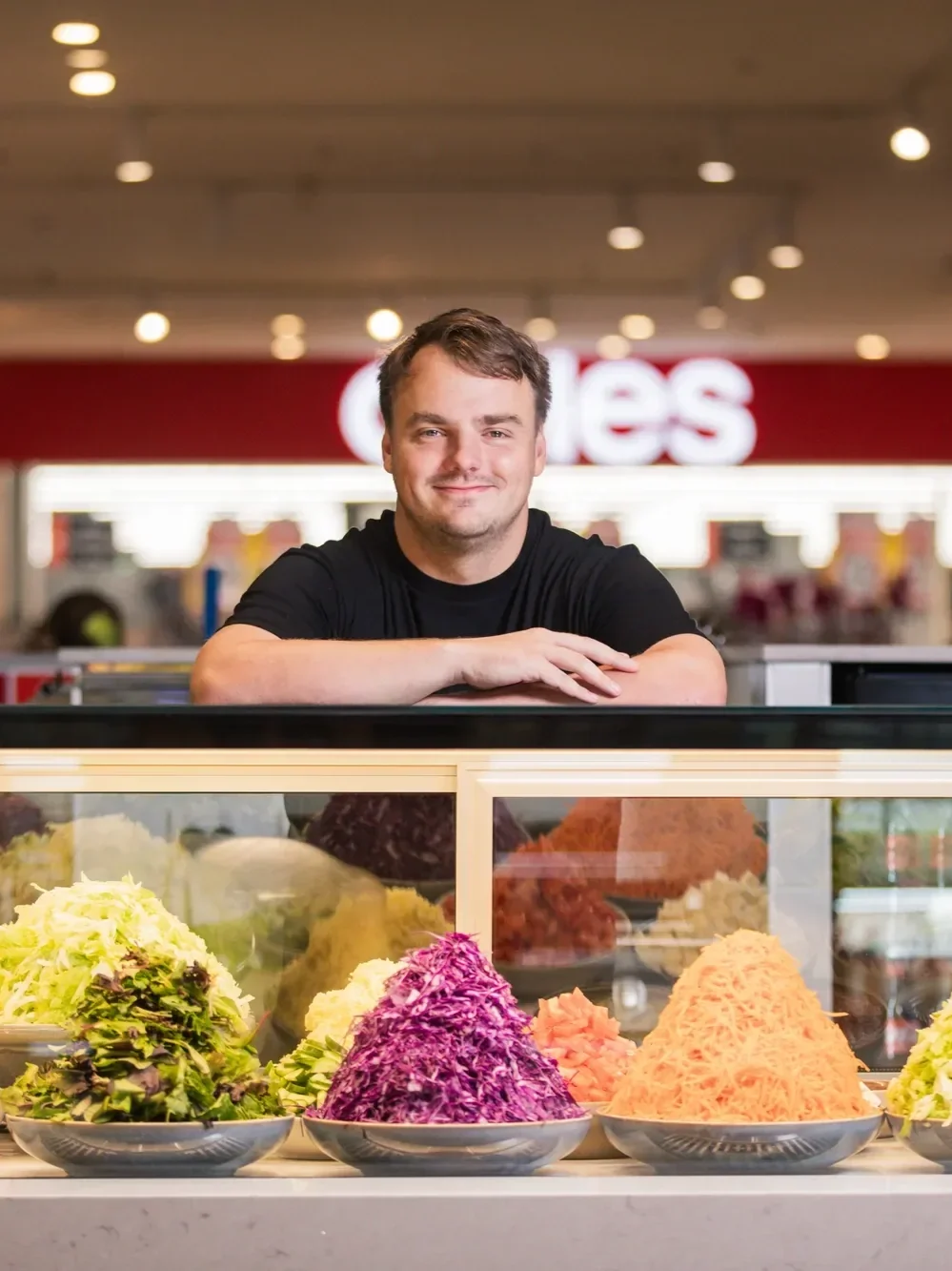former paralympian jeremy mcgrath at miranda le wrap counter