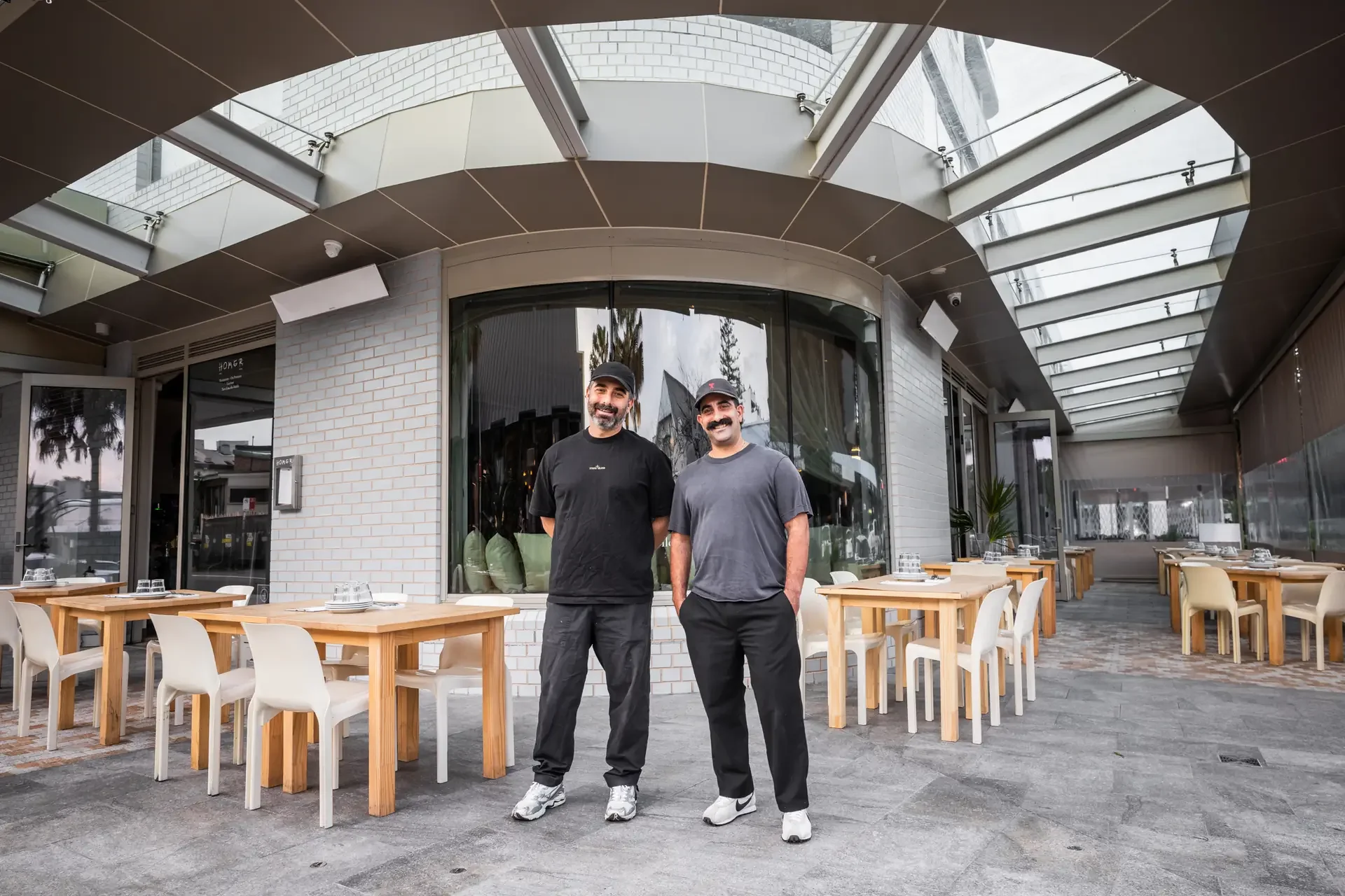 Volta restaurant Cronulla — owners Harry and Mario Kapoulas