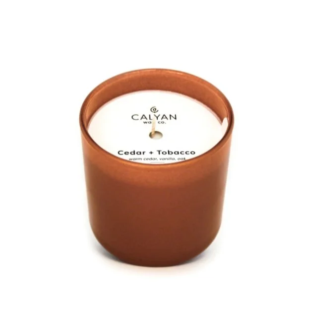 Cedar + Tobacco Soy Candle — The Arena