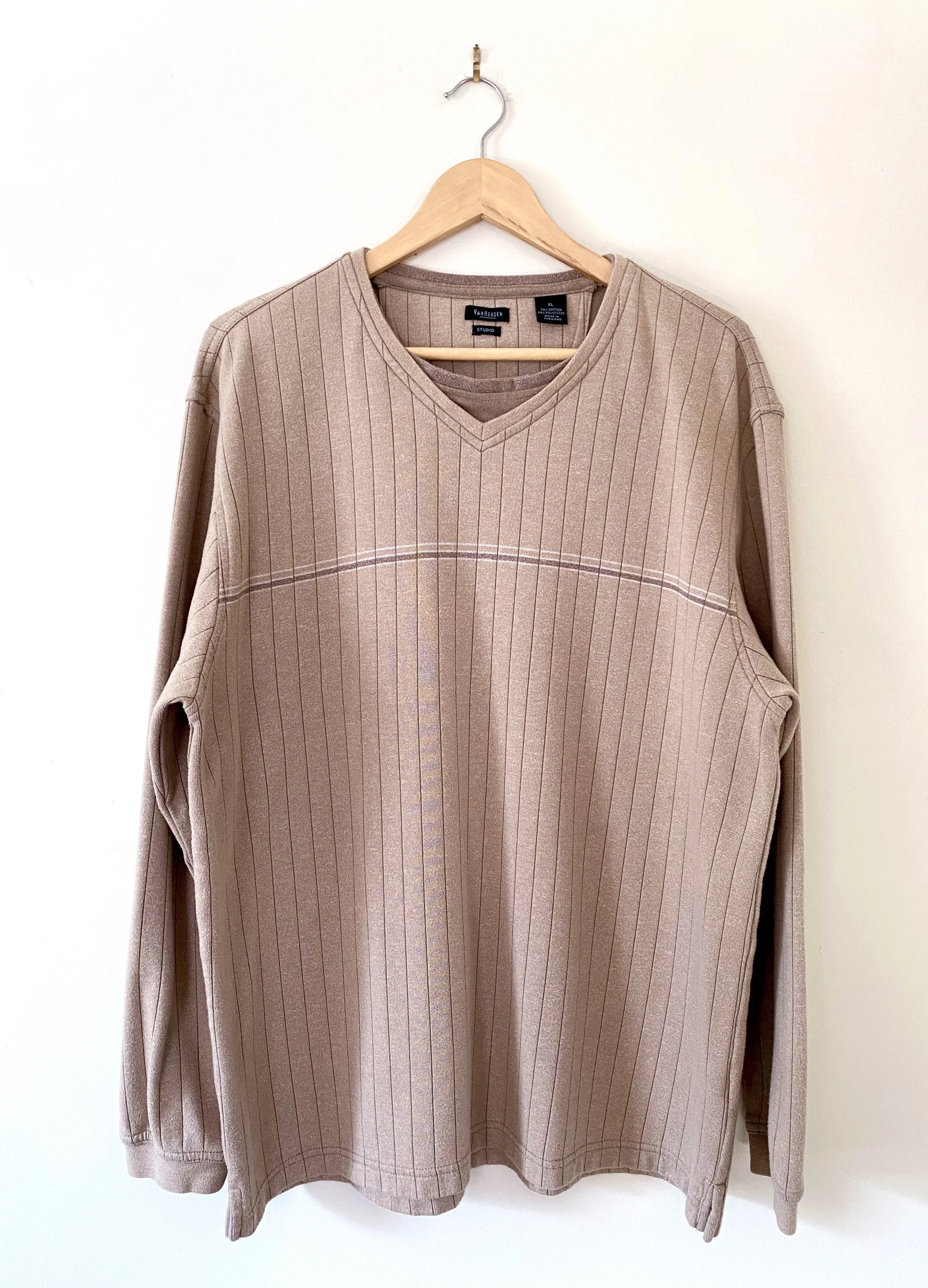 Tan Stripe Sweater