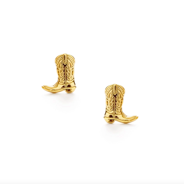 Cowboy Boot Stud Earrings