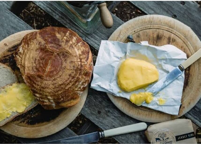 @tommerupsdairyfarm is a 6th generation working dairy farm in the beautiful Kerry Valley in Queensland's scenic rim.
Kay makes the most delicious butter from their herd of jersey cows. Jersey Girl butter has a hard core following and Kay struggles to