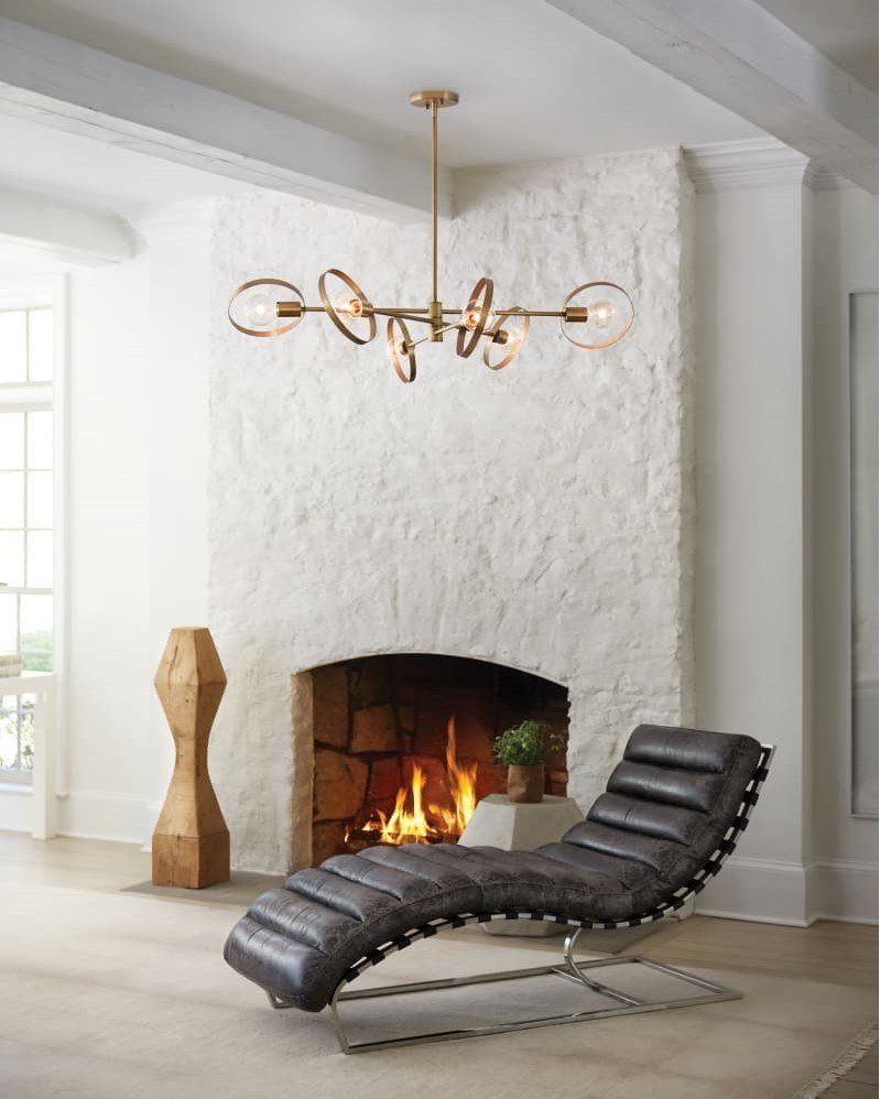 Meet Hinkley - @hinkleylighting's Desi Chandelier!

The Desi's jaunty, mid-century modern style strikes a self-confident pose when integrated into any interior space. Bold articulating arms and stylish rings easily adjust to your preferred stance, wh