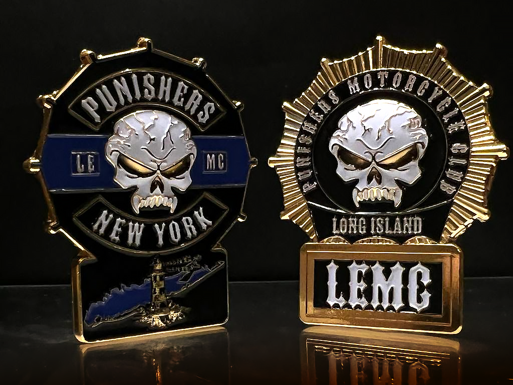 Punishers LEMC Challenge Coin — Punishers LEMC Long Island