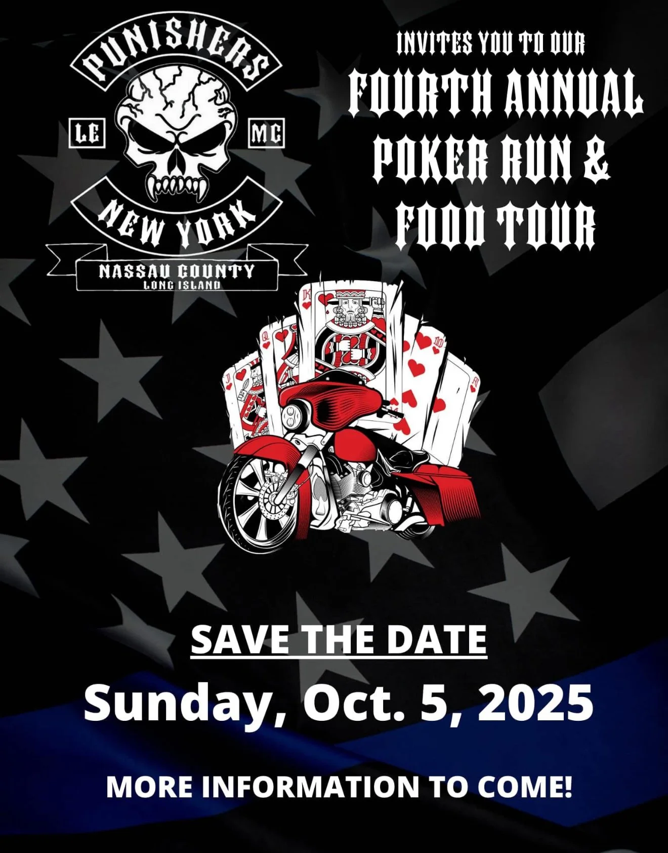 Punisher’s- Nassau 4th annual poker run