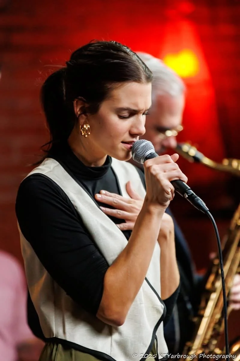 with Jess Healey at Monks Jazz Club