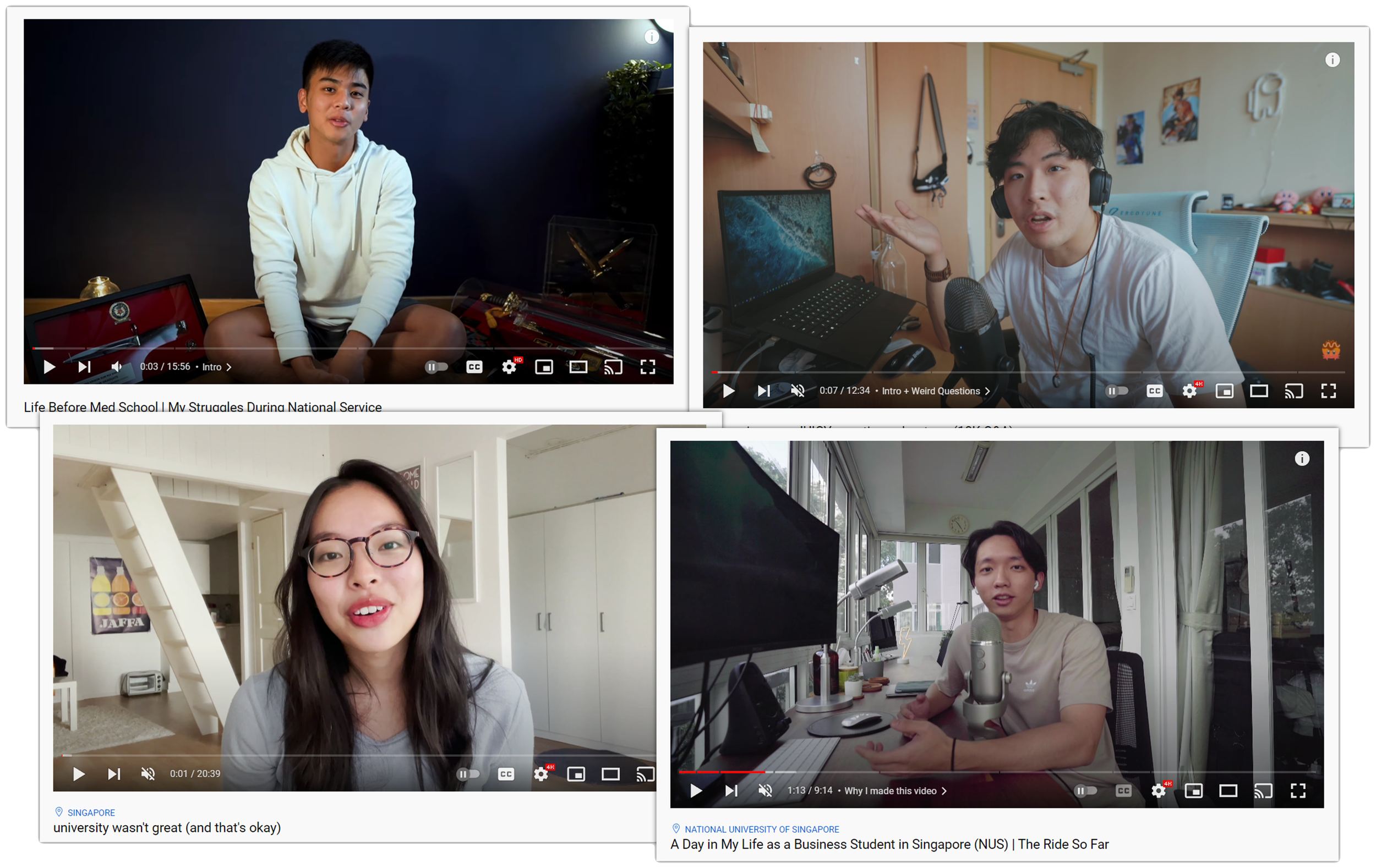 Top 17 College YouTubers In Singapore To Inspire Your Daily Grind