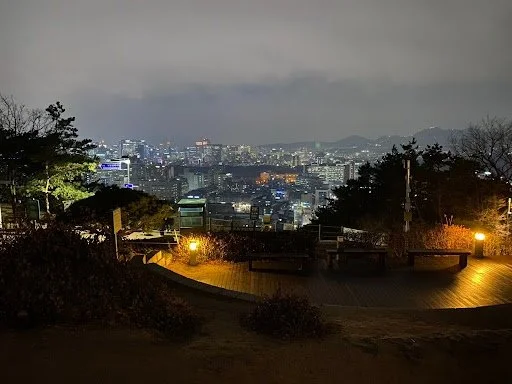 Naksan park at night