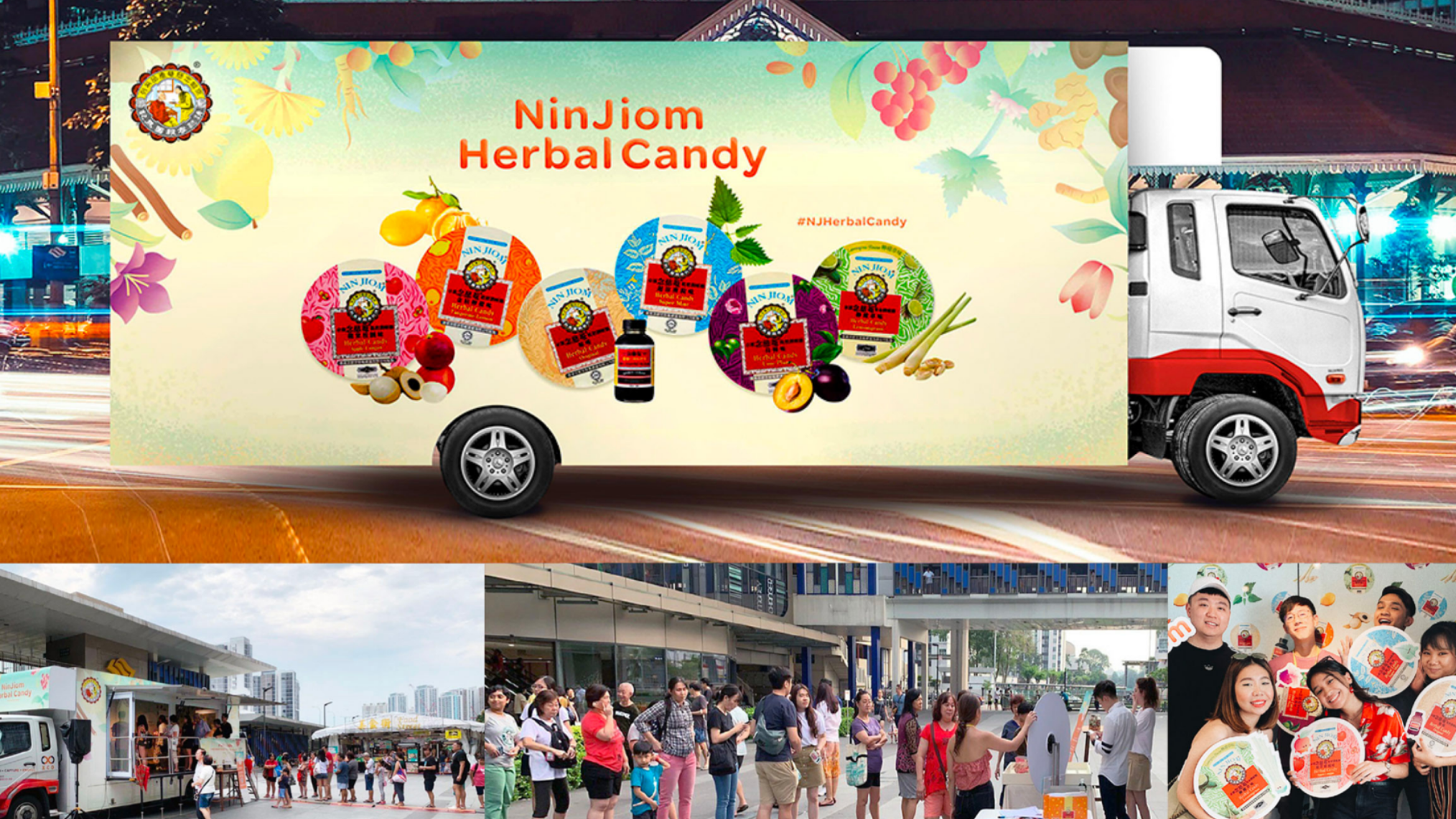 An OOH campaign for Nin Jiom by Sixmoredays.