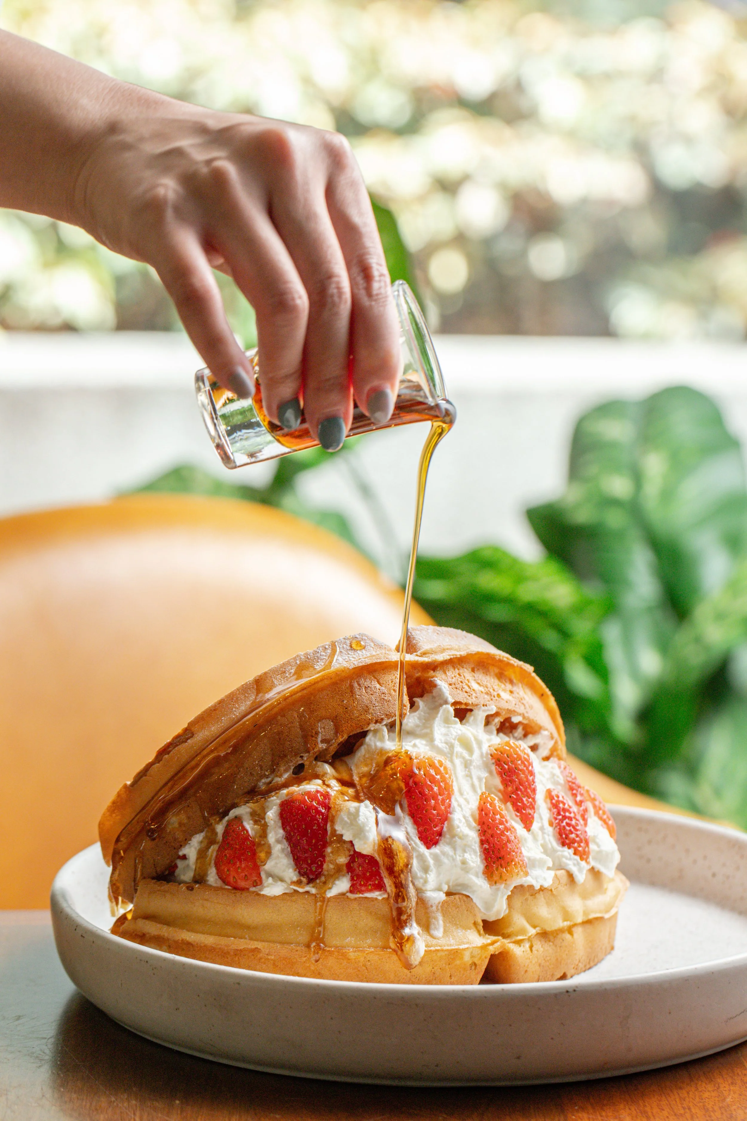 Strawberry & Cream Waffle