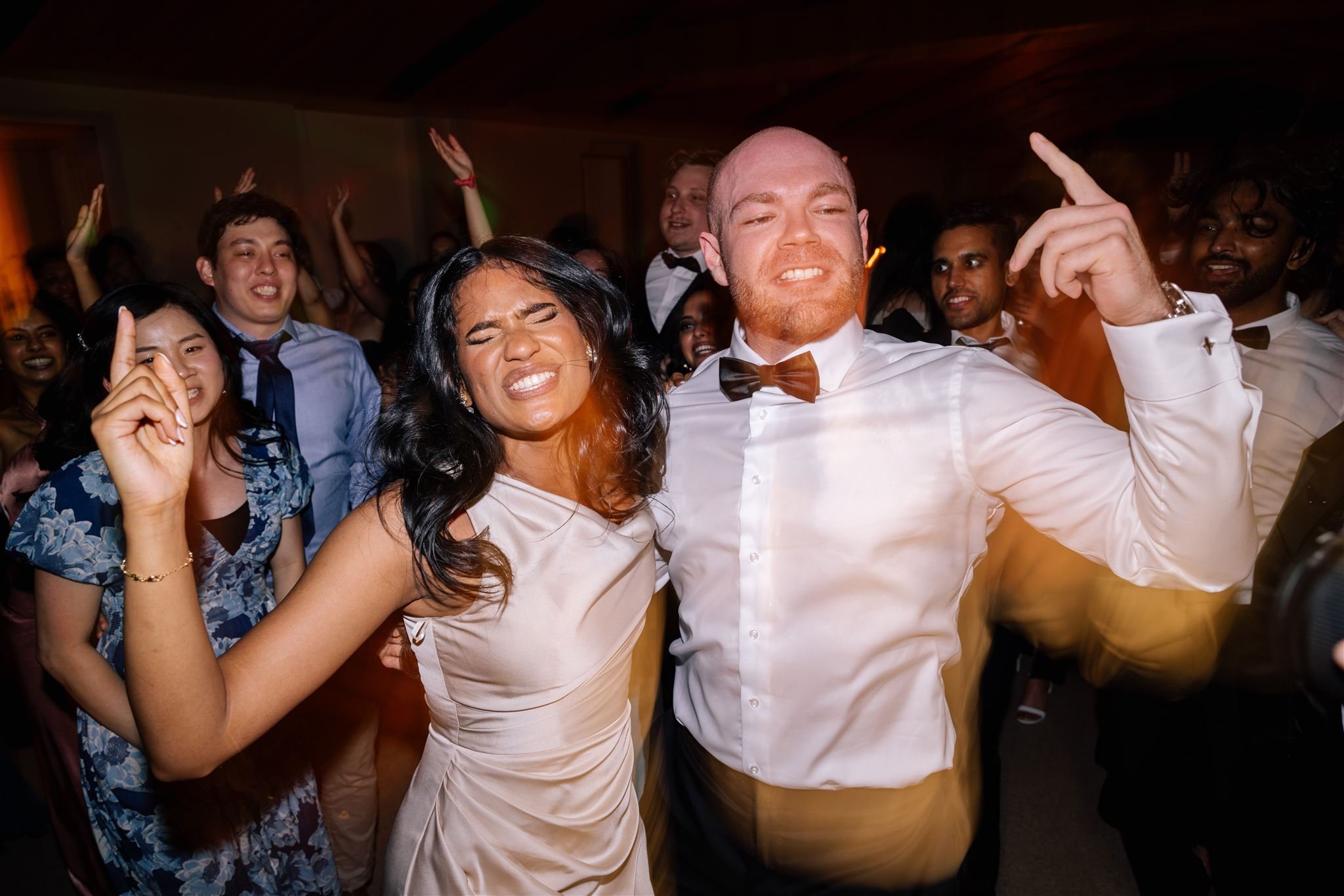 Pumping dancefloor couple dancing premium wedding DJ/MC Hubert Estate Yarra Valley.jpg