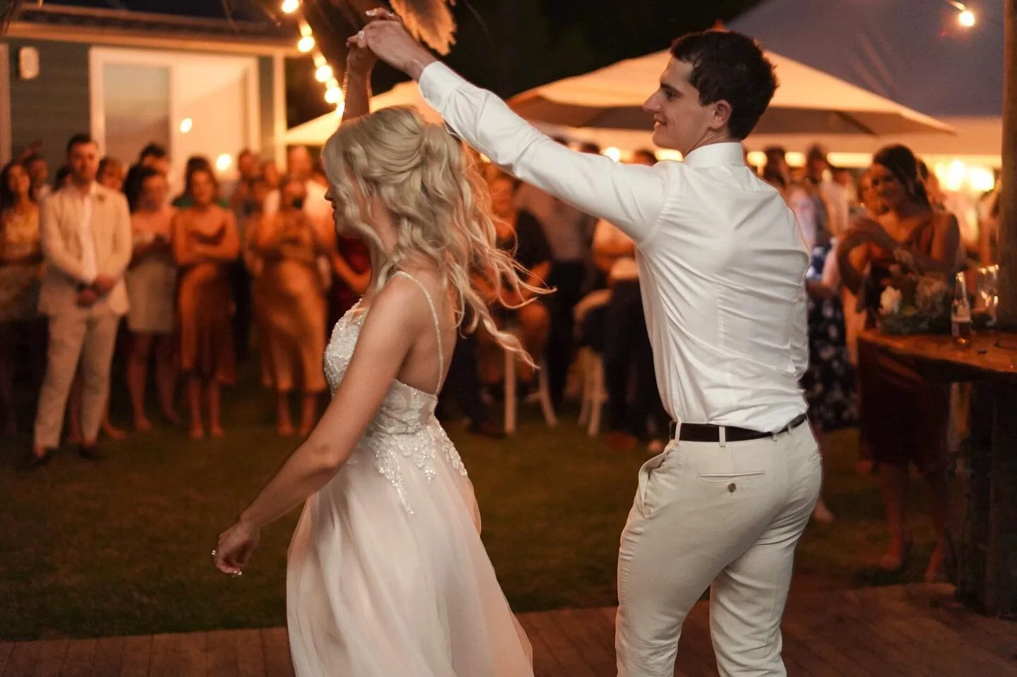 What a cracker night it was @deloraine_homestead celebrating the wedding of Mr &amp; Mrs Barber 🎶