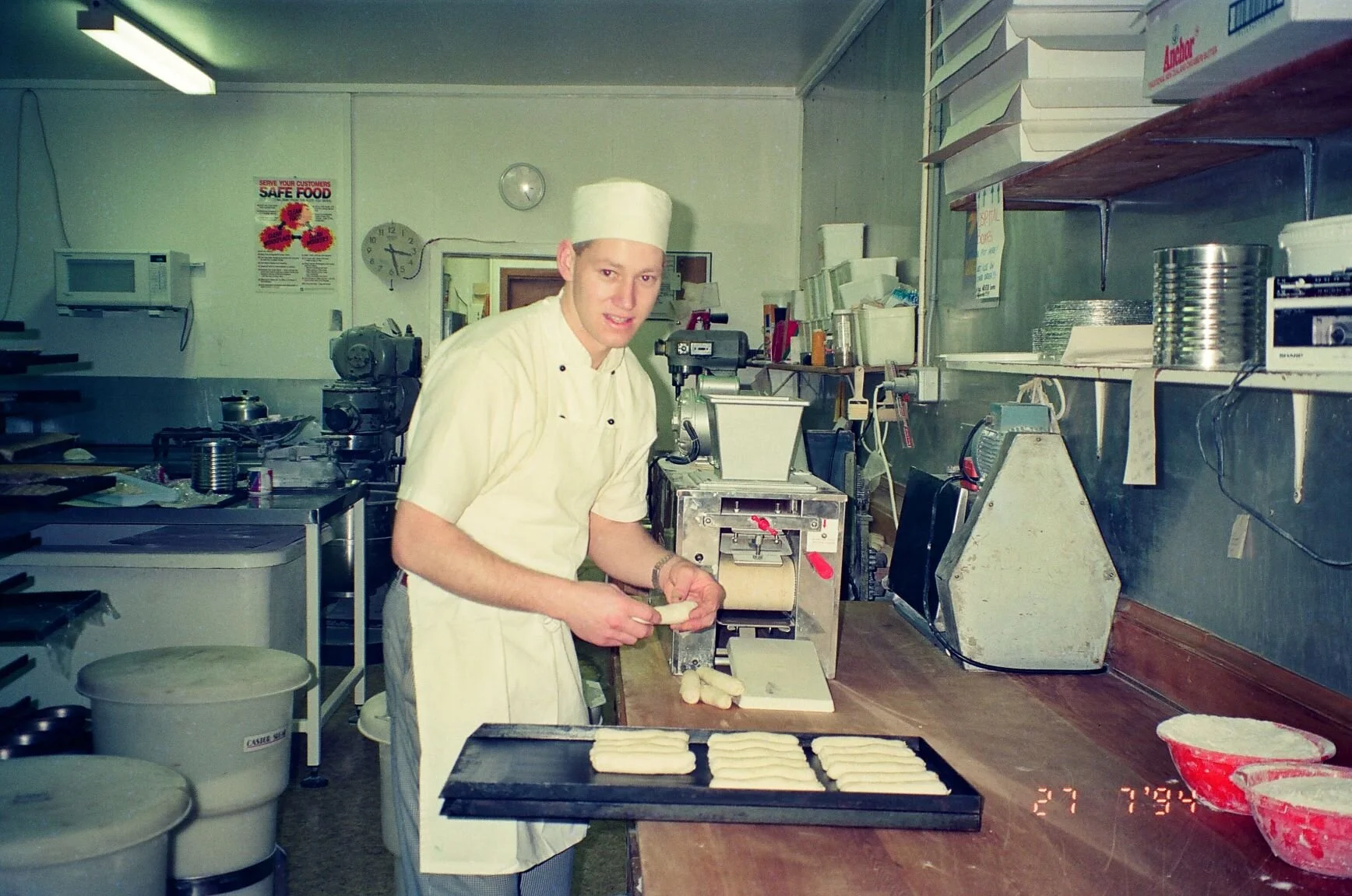 Windsor Cakes Dean making sweet rolls-resized.JPG