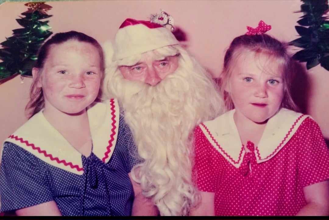 Jodie (right) with her sister and Santa..jpg