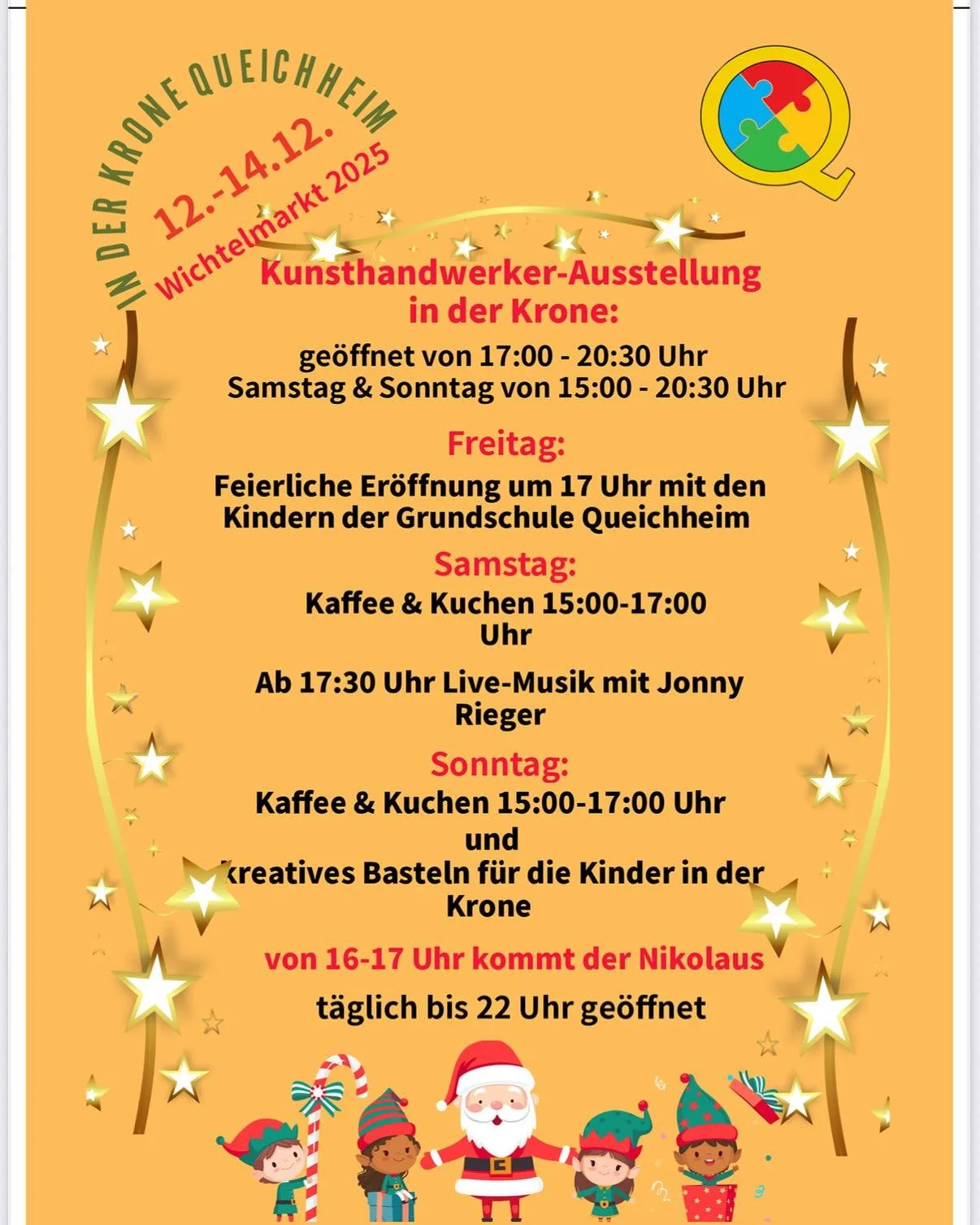 Wichtelmarkt in Queichheim