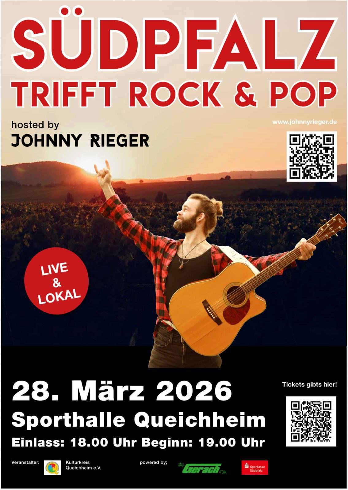 ‍  ‍🎶 Südpfalz trifft Rock &amp; Pop 🎶