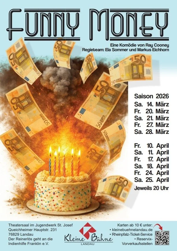Die Kleine Bühne Landau spielt 2026 „Funny Money“