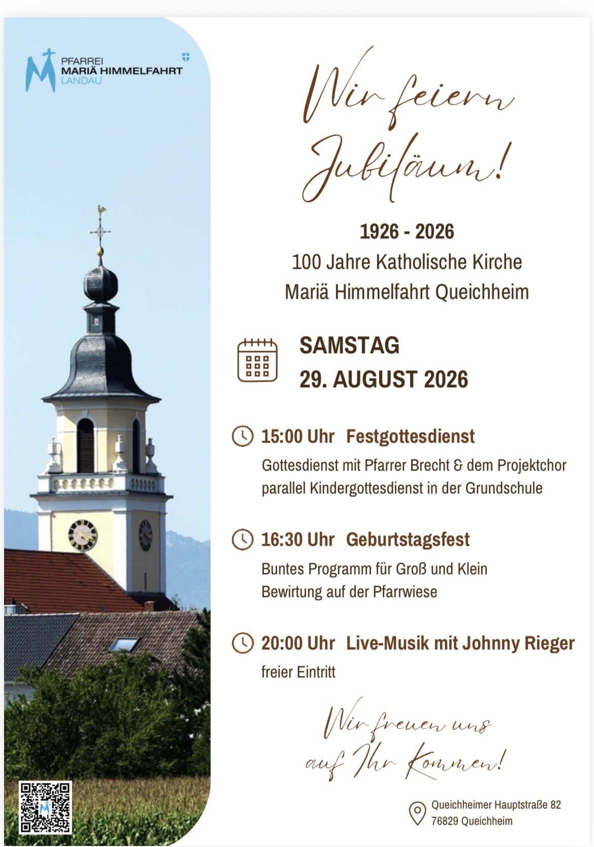 100 Jahre kath. Kirche Queichheim