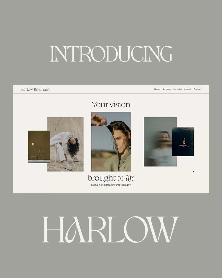 INTRODUCING HARLOW: The template designed with creatives in mind ✨ 
Finally ready to share what I&rsquo;ve been working on! Harlow is here to showcase your creative vision with style and simplicity.

What makes Harlow special:

	&bull;	Portfolio-focu