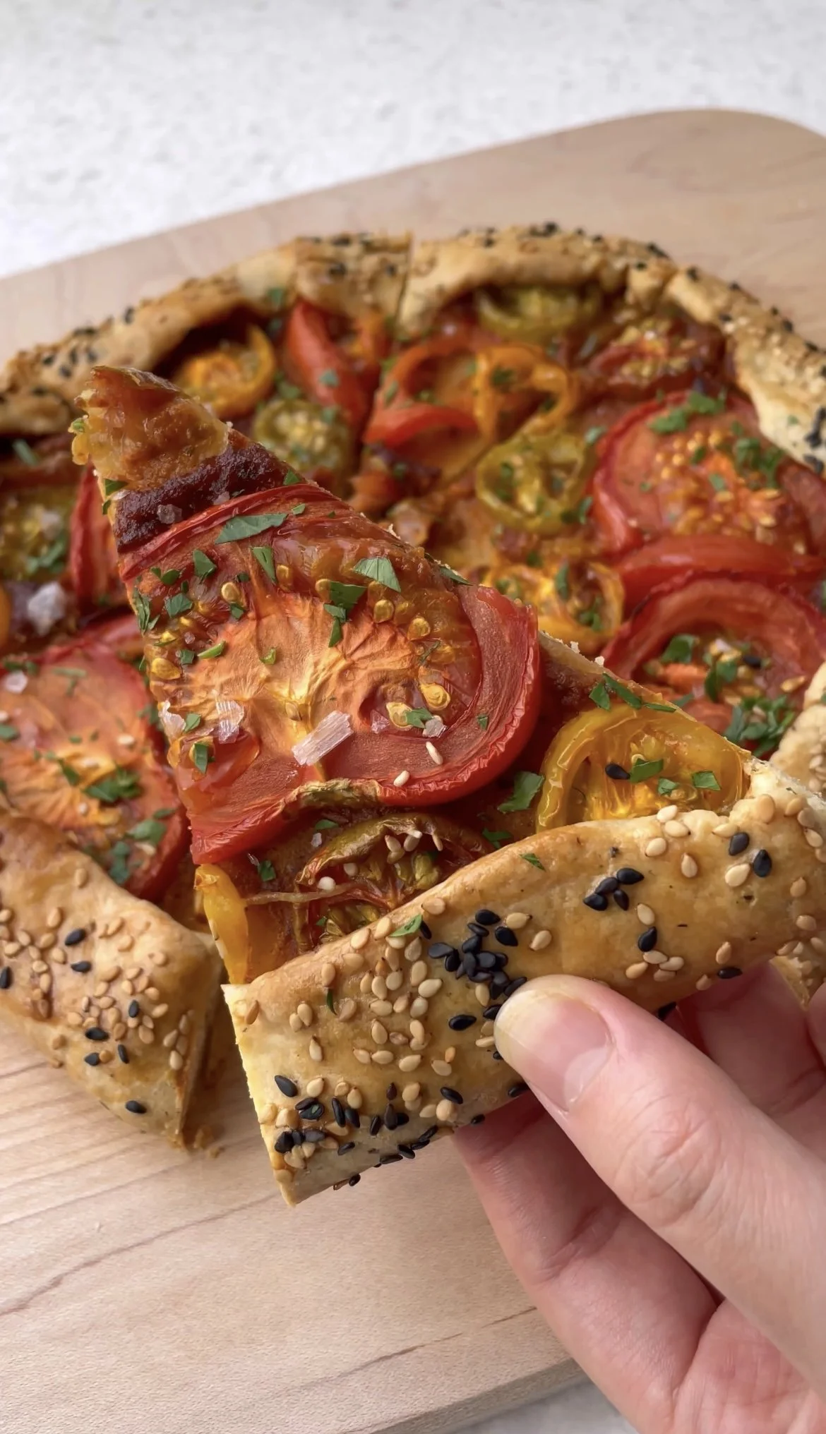 Tomato Pesto Galette — katfewd