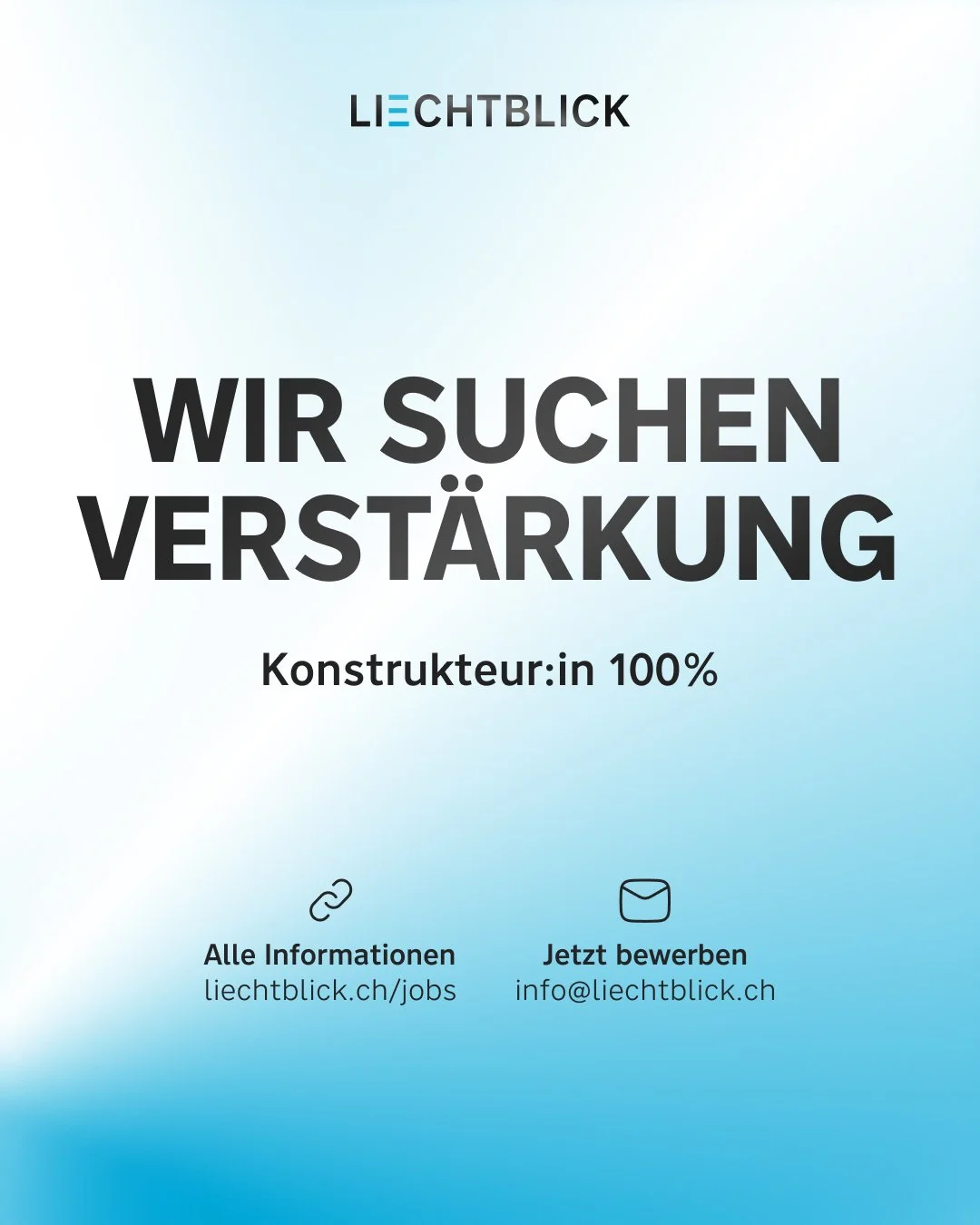 🚨 WIR SUCHEN DICH! 🚨

Bist du eine technisch versierte und pr&auml;zise arbeitende Pers&ouml;nlichkeit mit Freude an der Konstruktion und technischen Planung?

Dann bist du bei uns genau richtig! In einem innovativen und zielorientierten Unternehme