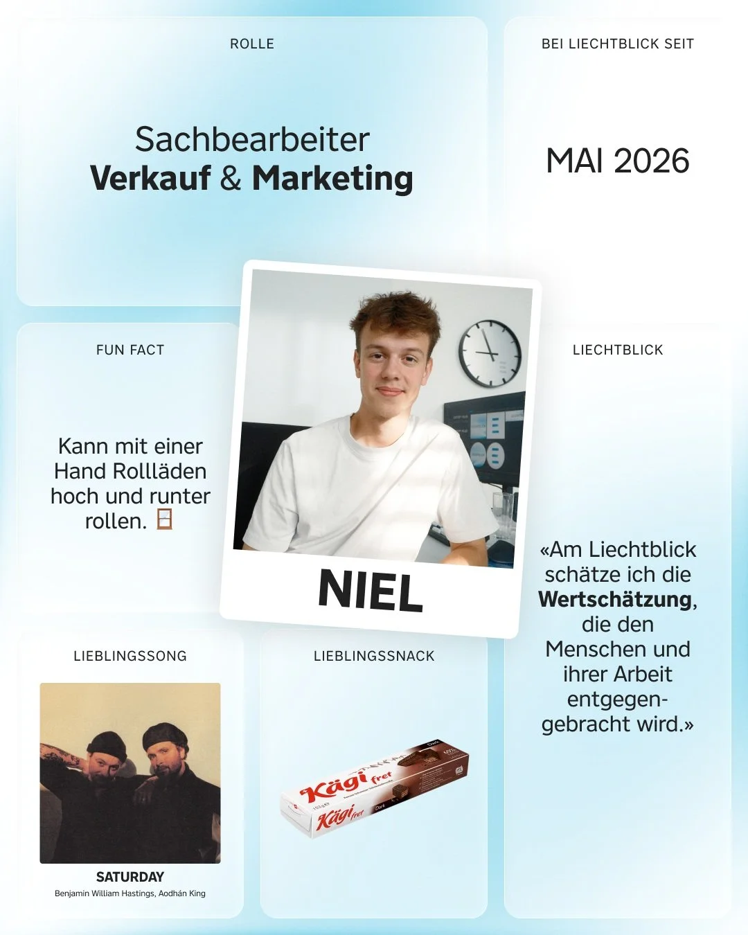 An unserer digitalen Fassade wird tatkr&auml;ftig gearbeitet.

D&uuml;rfen wir Vorstellen?

Niel, der B&auml;rner 🧸

#liechtblick