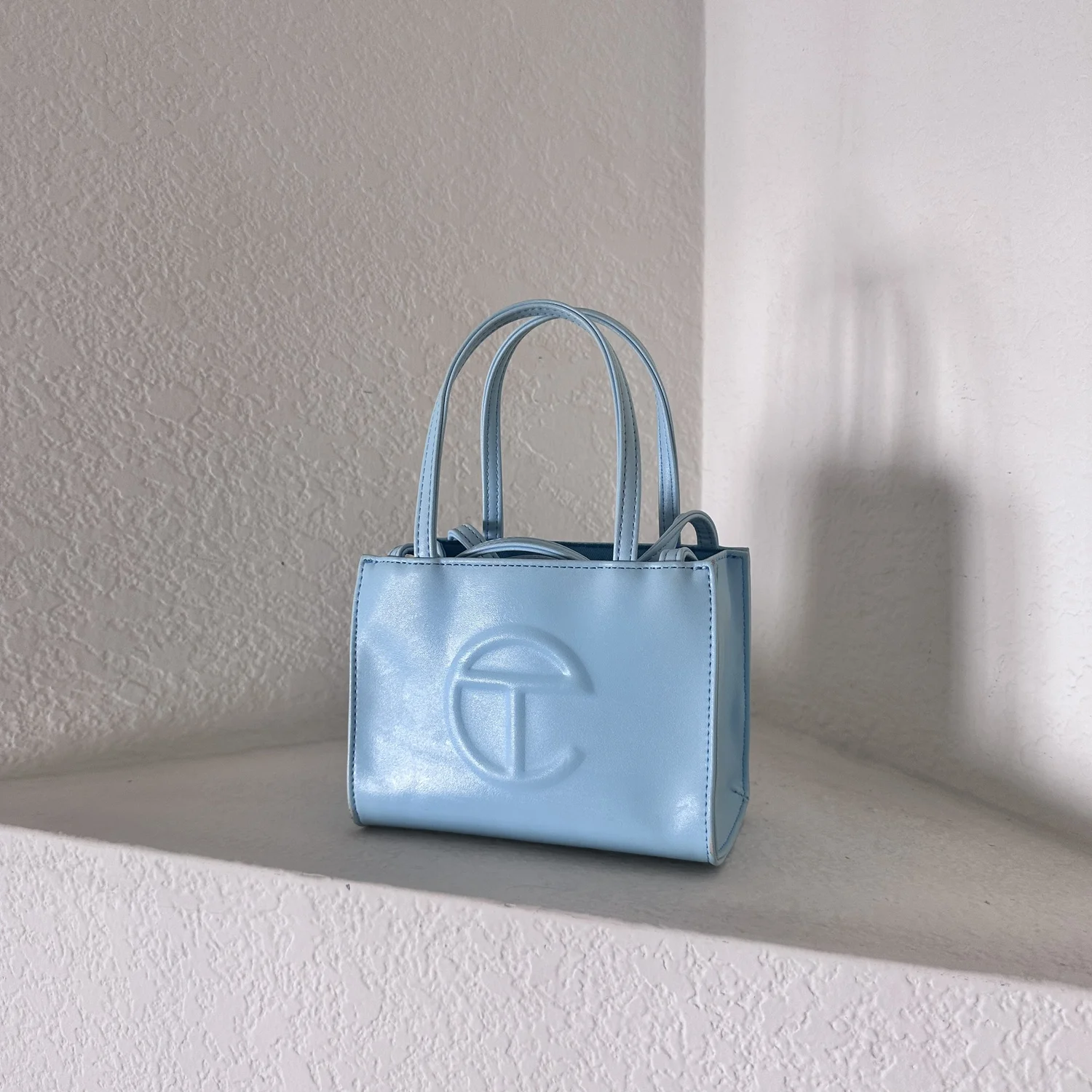 Telfar Shopping Bag (Pool Blue) — JNELV