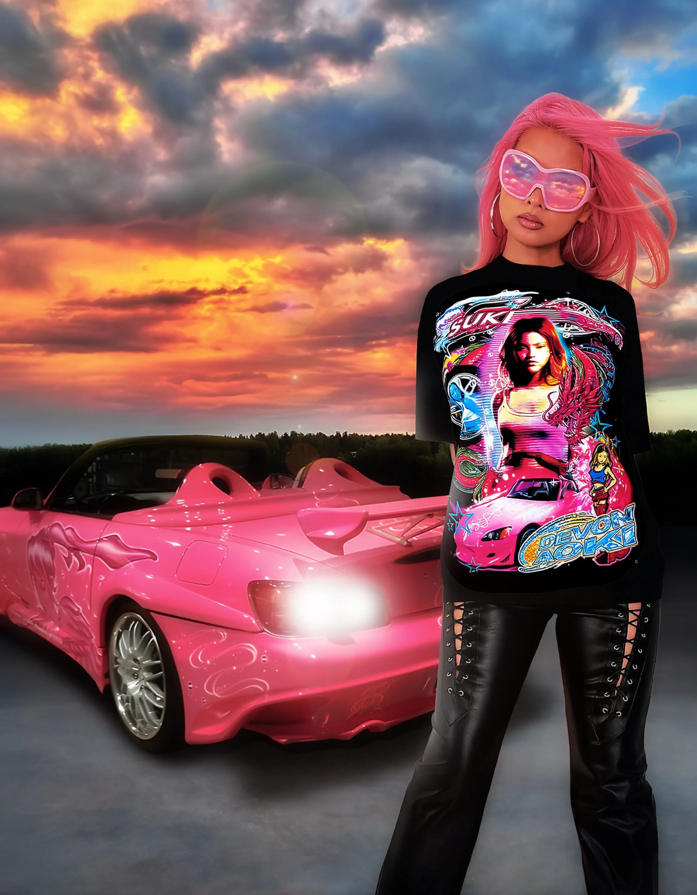 DBRUZE SUKI TEE for AOKI FOUNDATION