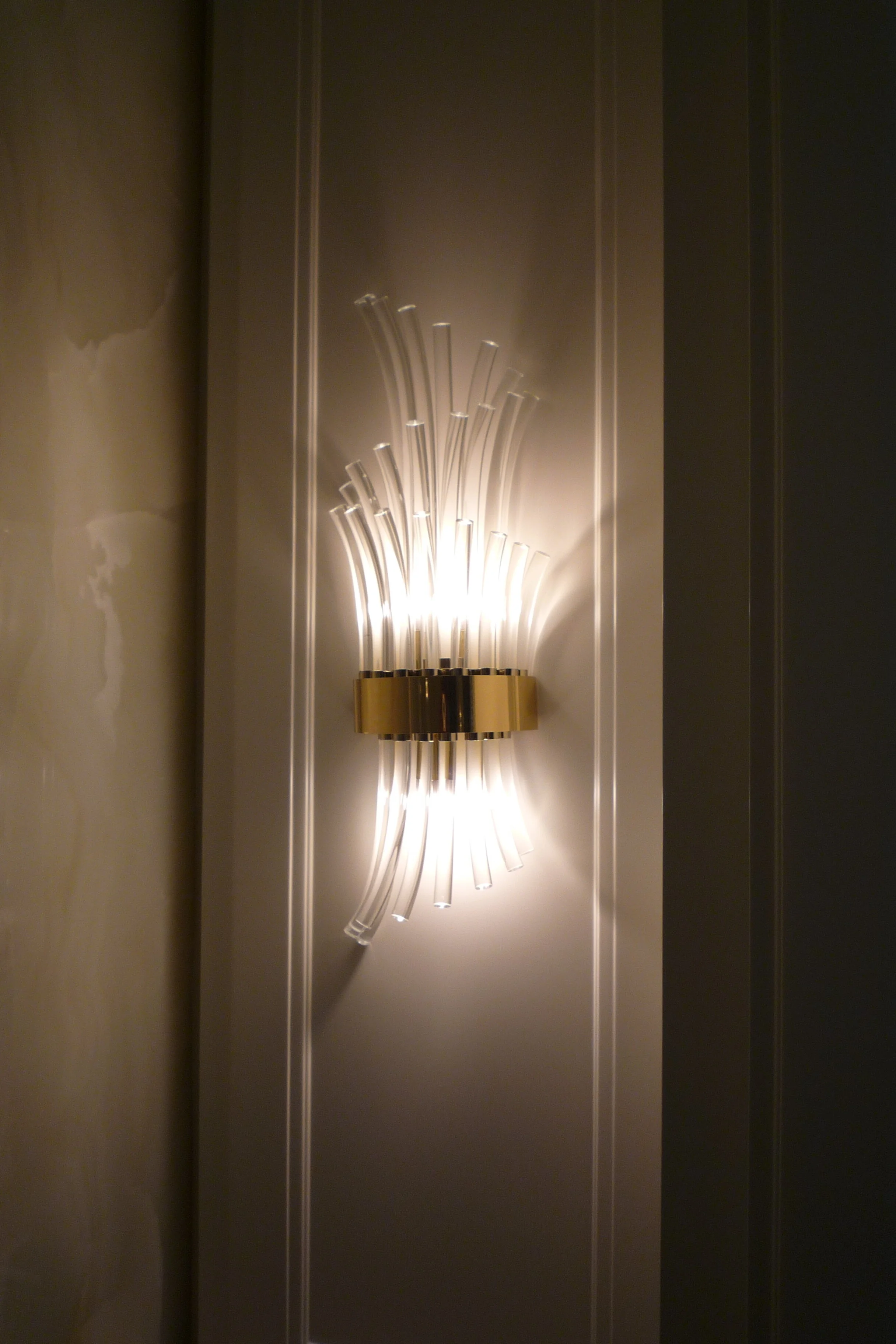 curved rod sconce
