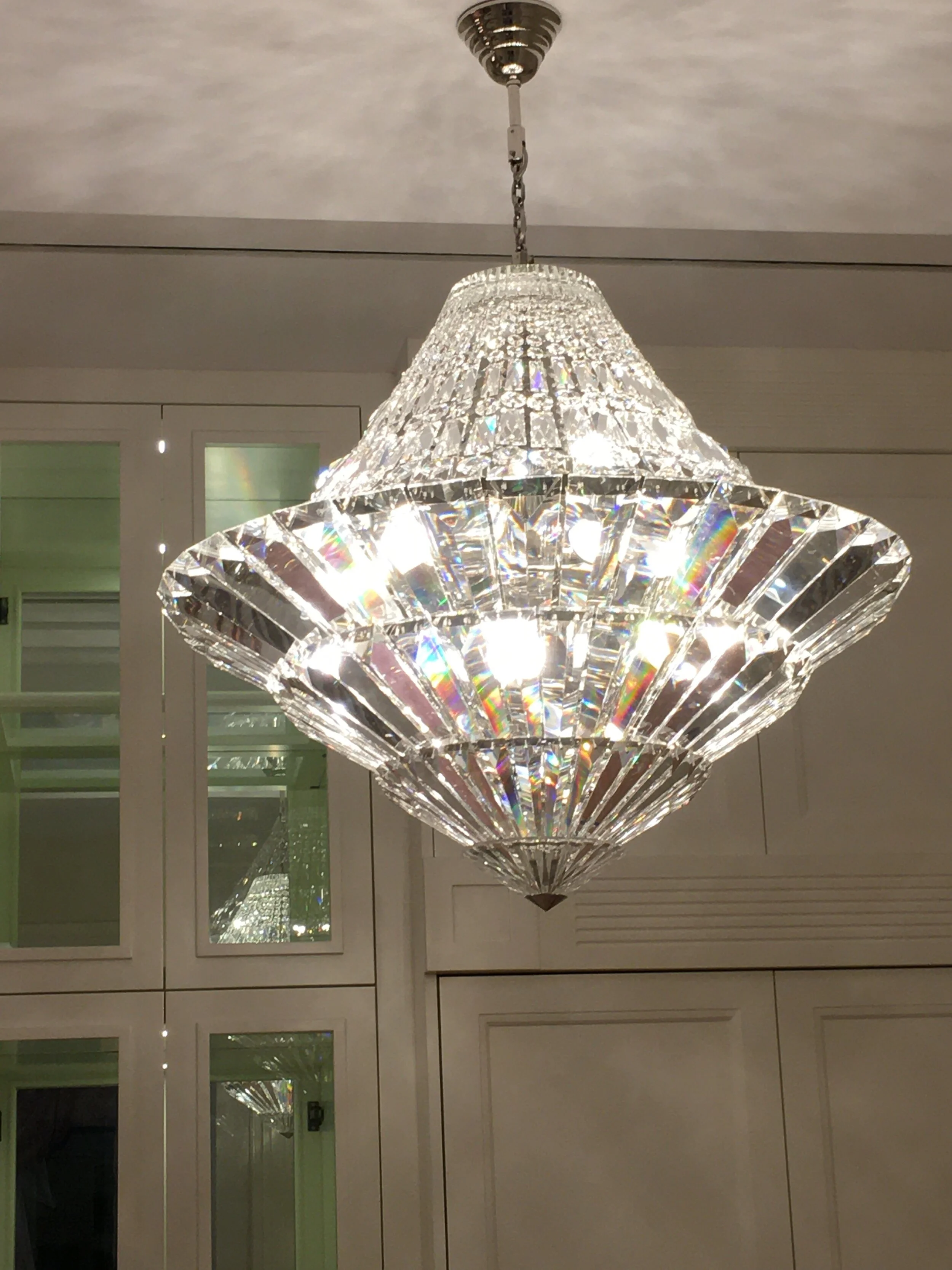 solid crystal prisms