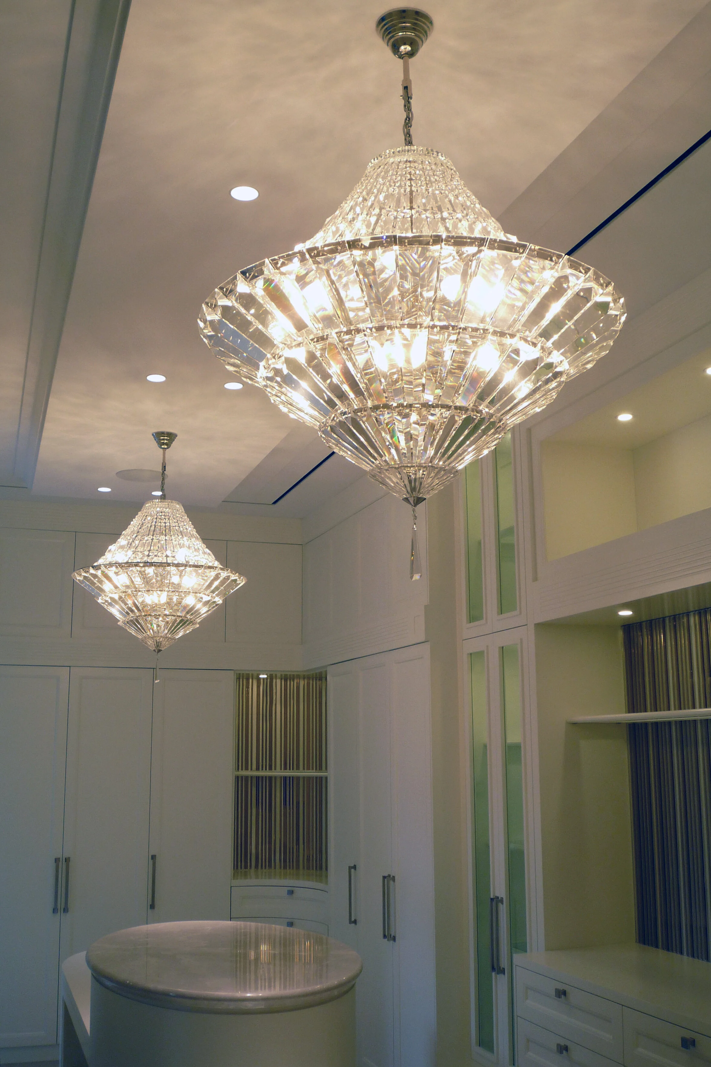 solid crystal prisms