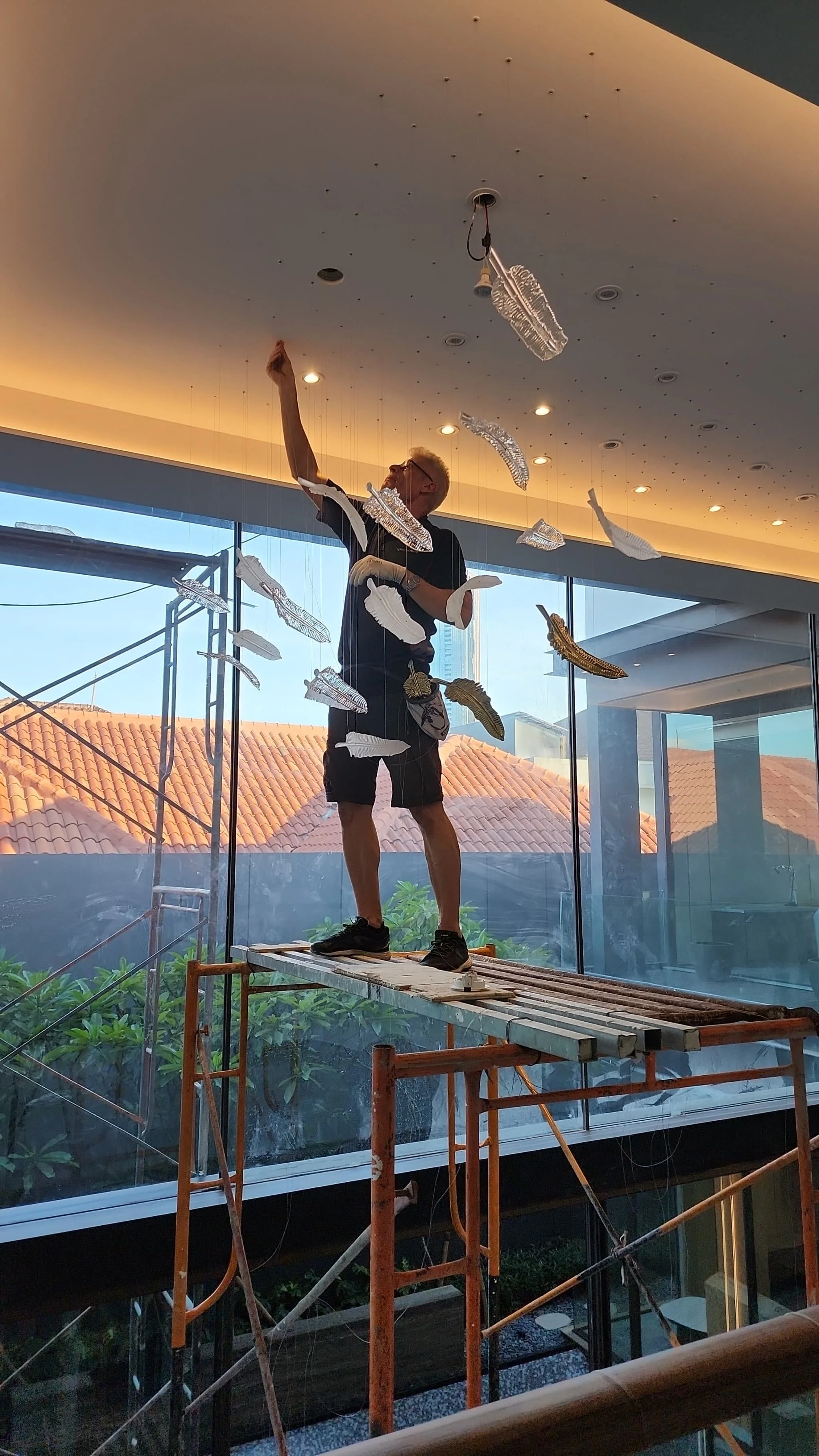 Feathers Installation