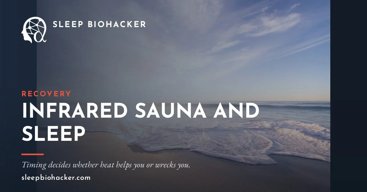 Infrared Sauna and Sleep: Why Timing Decides Everything