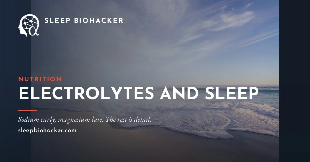 Electrolytes and Sleep: How Many Packets a Day, and When to Take Them
