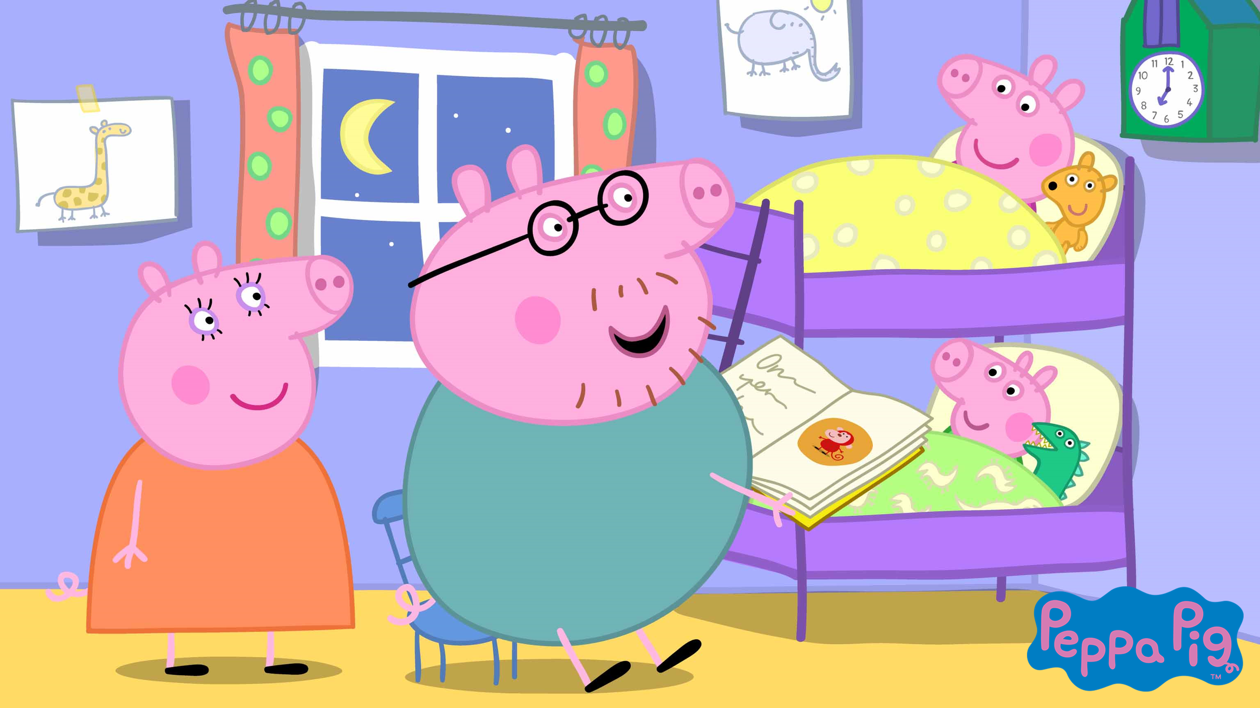 bedtime for peppa