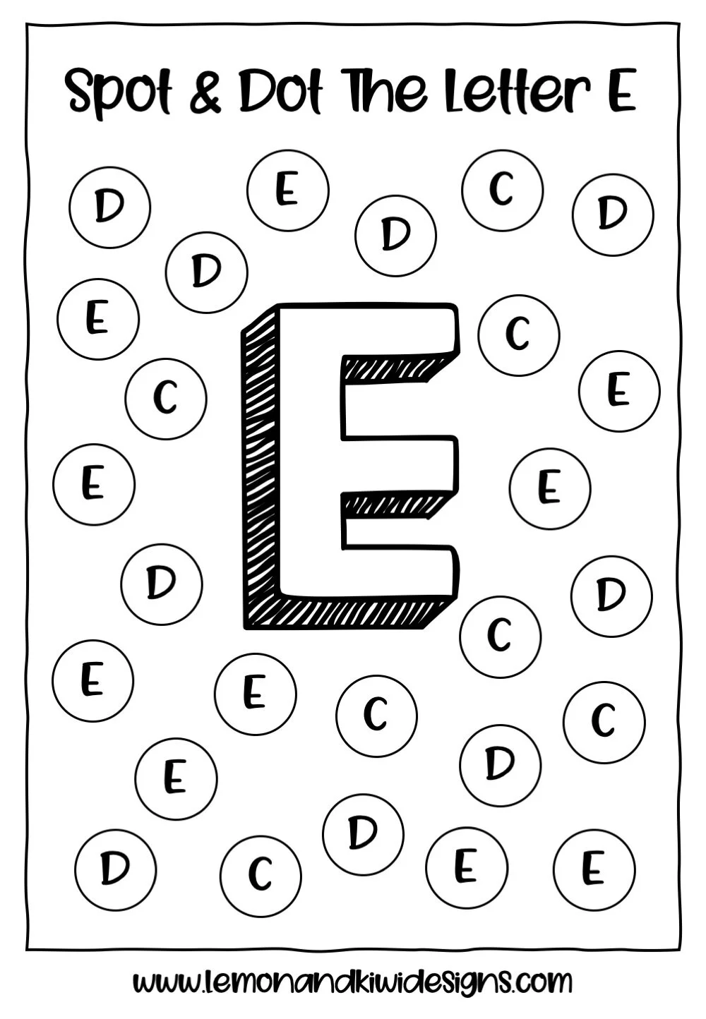 Alphabet Spot And Dot Free Do A Dot Printables Lemon Kiwi Designs Alphabet Spot And Dot Free Do A Dot Printables Lemon Kiwi Designs