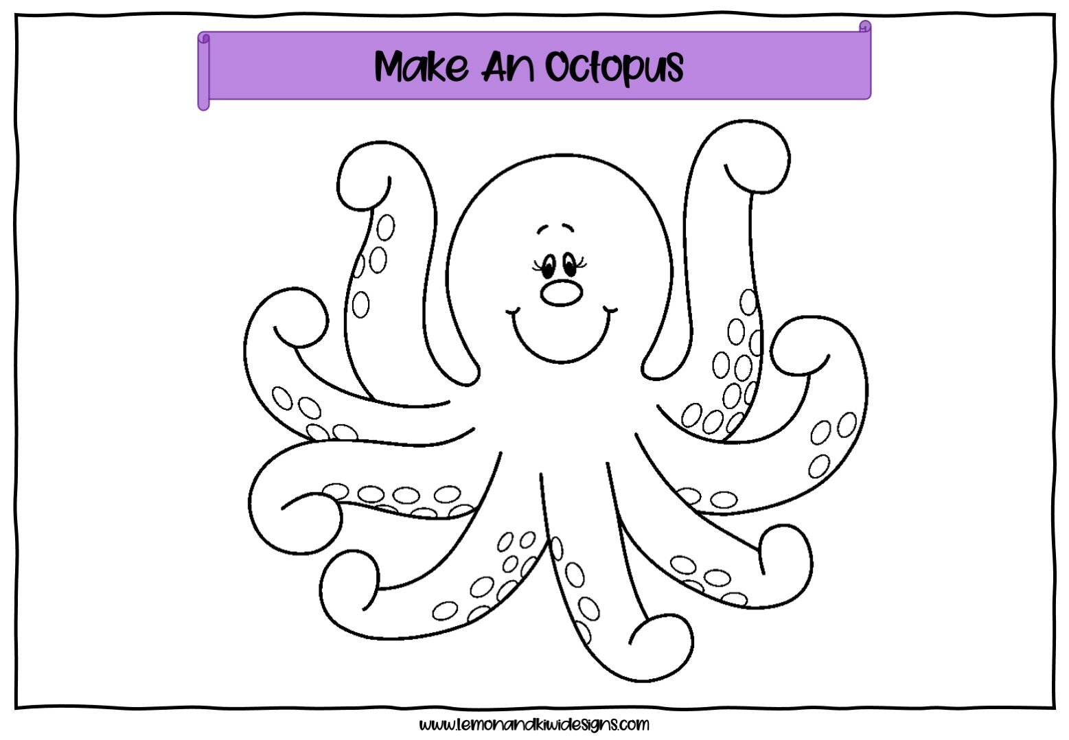 Free Under the Sea Playdough Mats — Lemon & Kiwi Designs