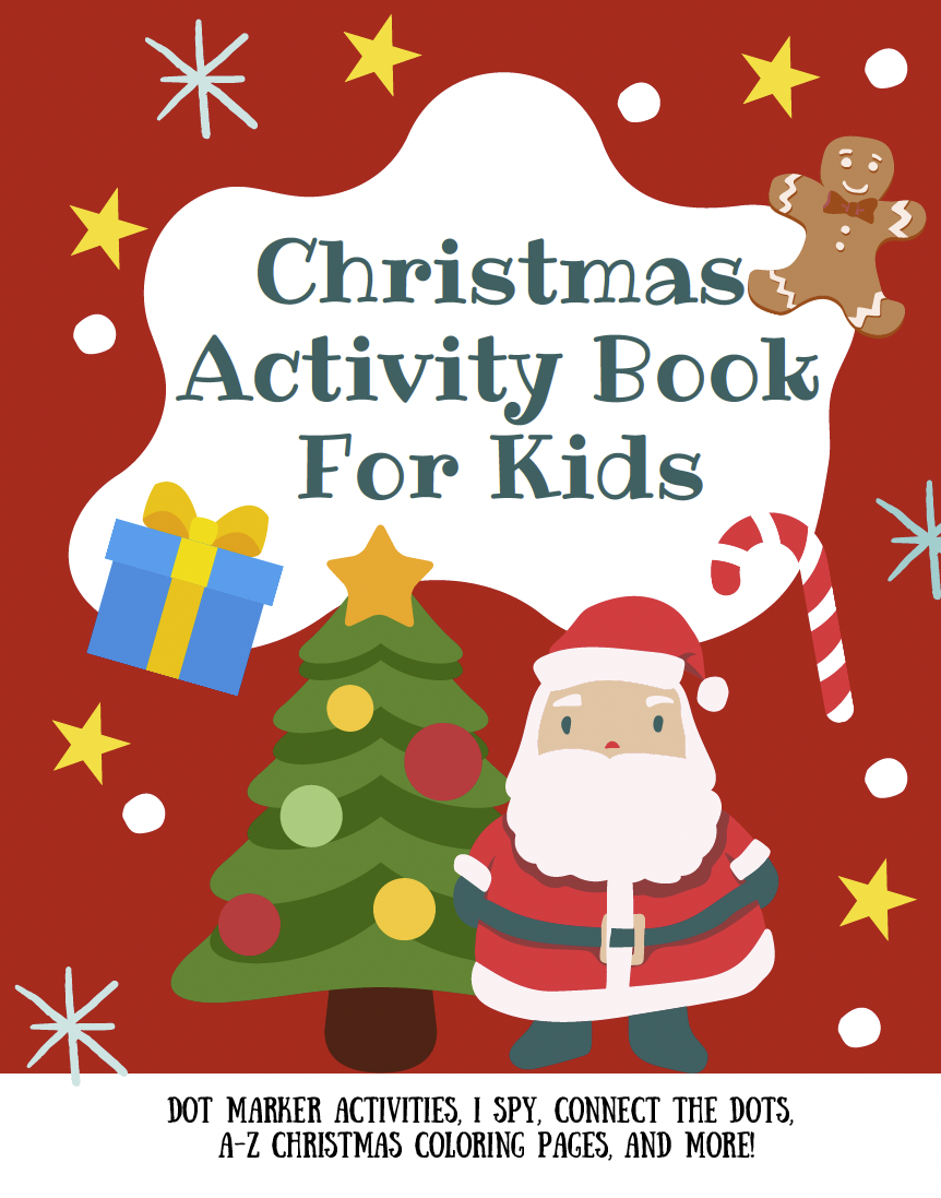 Christmas Activity Book For Kids