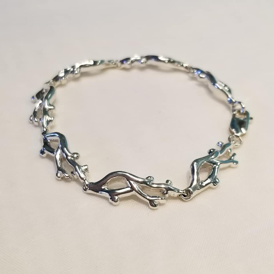 “Fairy Branch” Bracelet in Sterling Silver