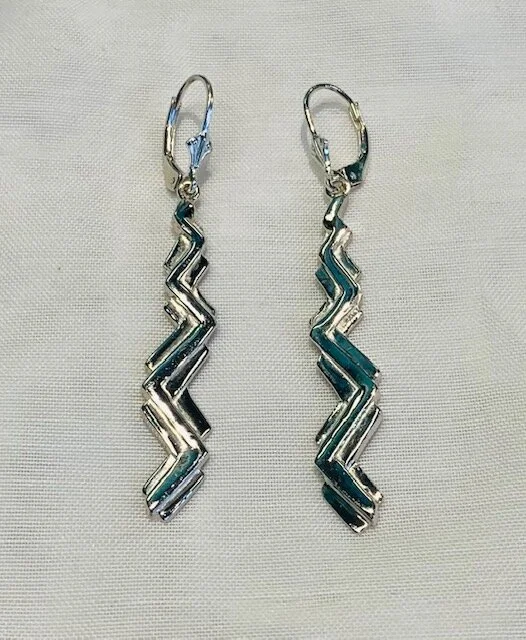 Sterling Silver Geometric Earrings