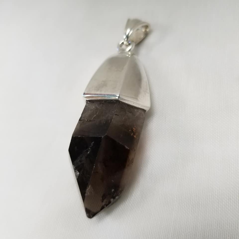 Smoky Quartz Crystal Pendant