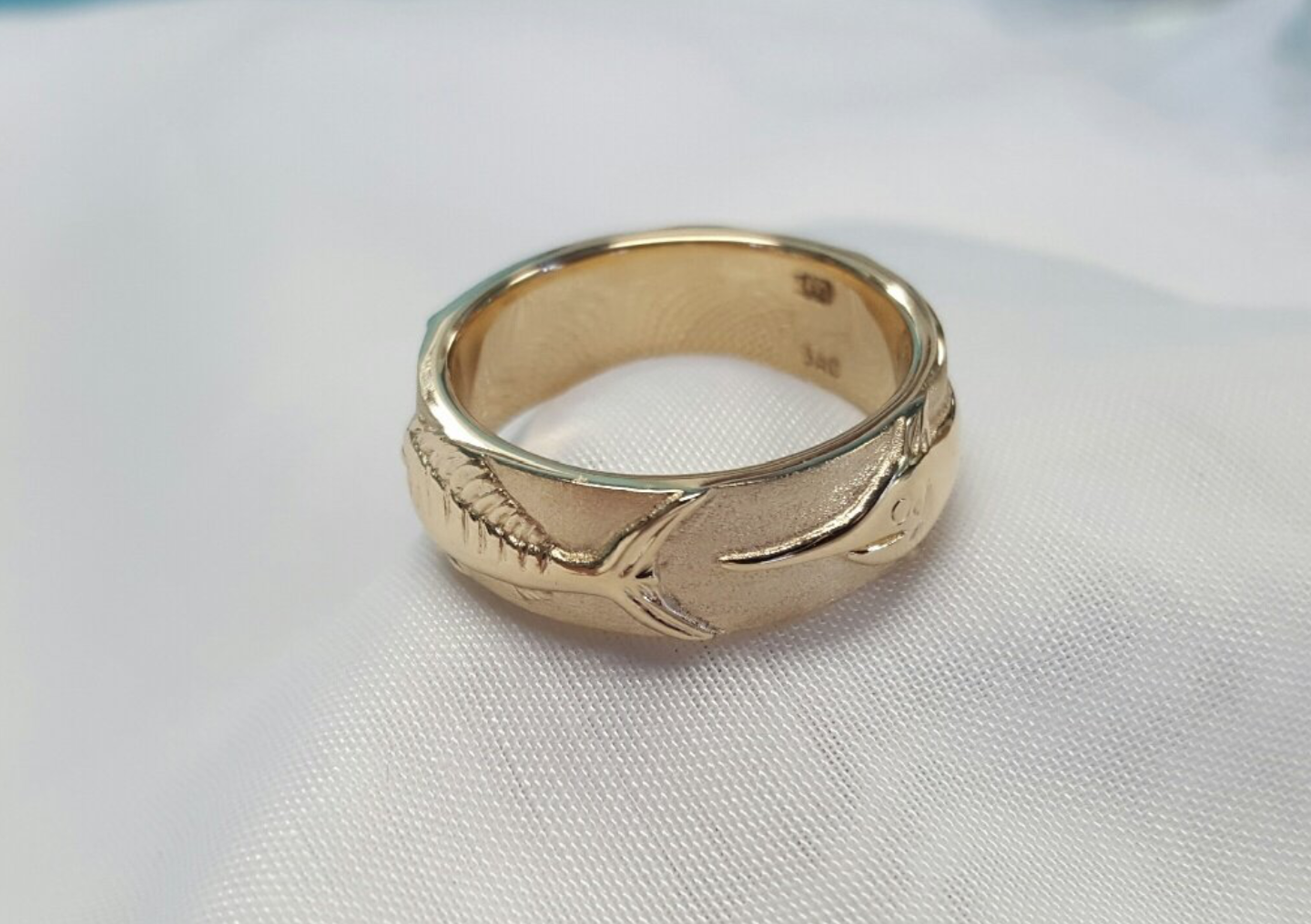 Fish Wedding Band