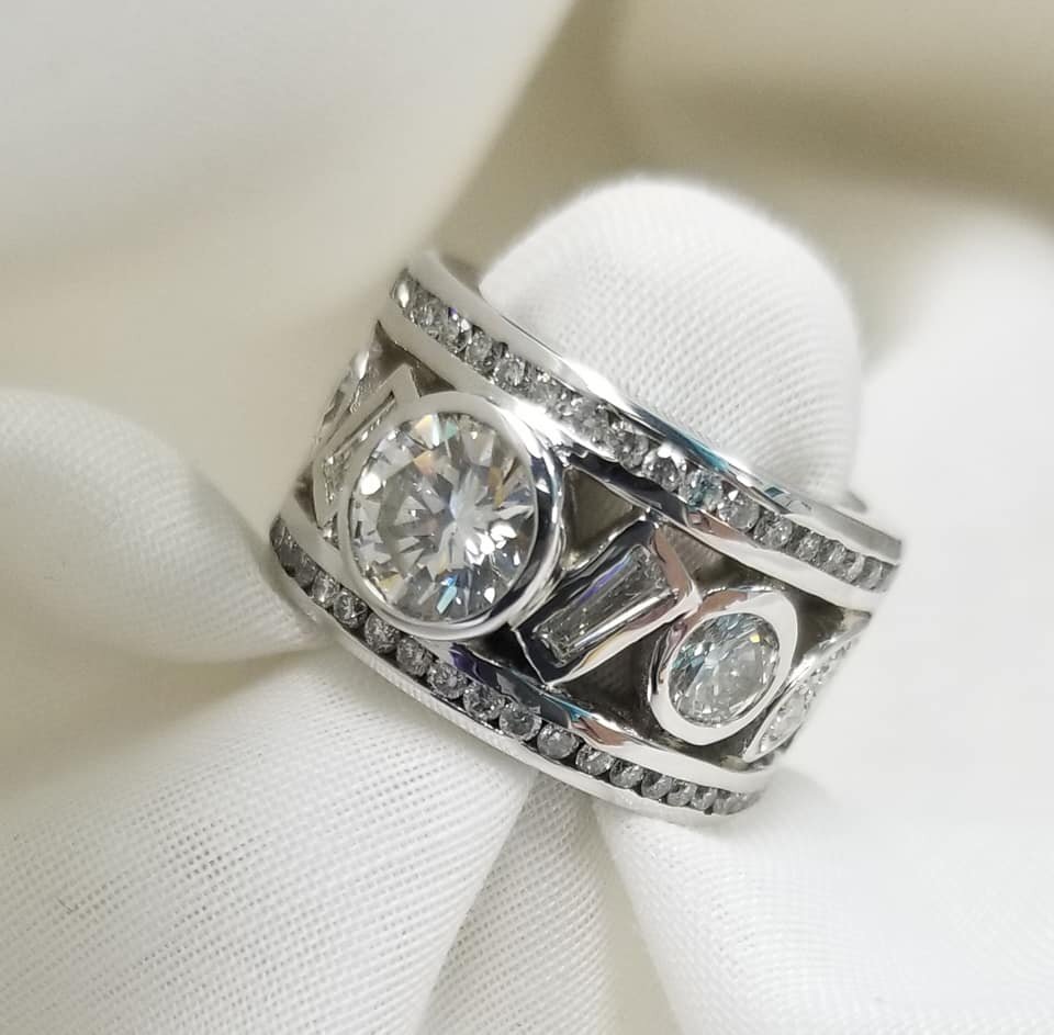 White Gold Diamond Wedding Band