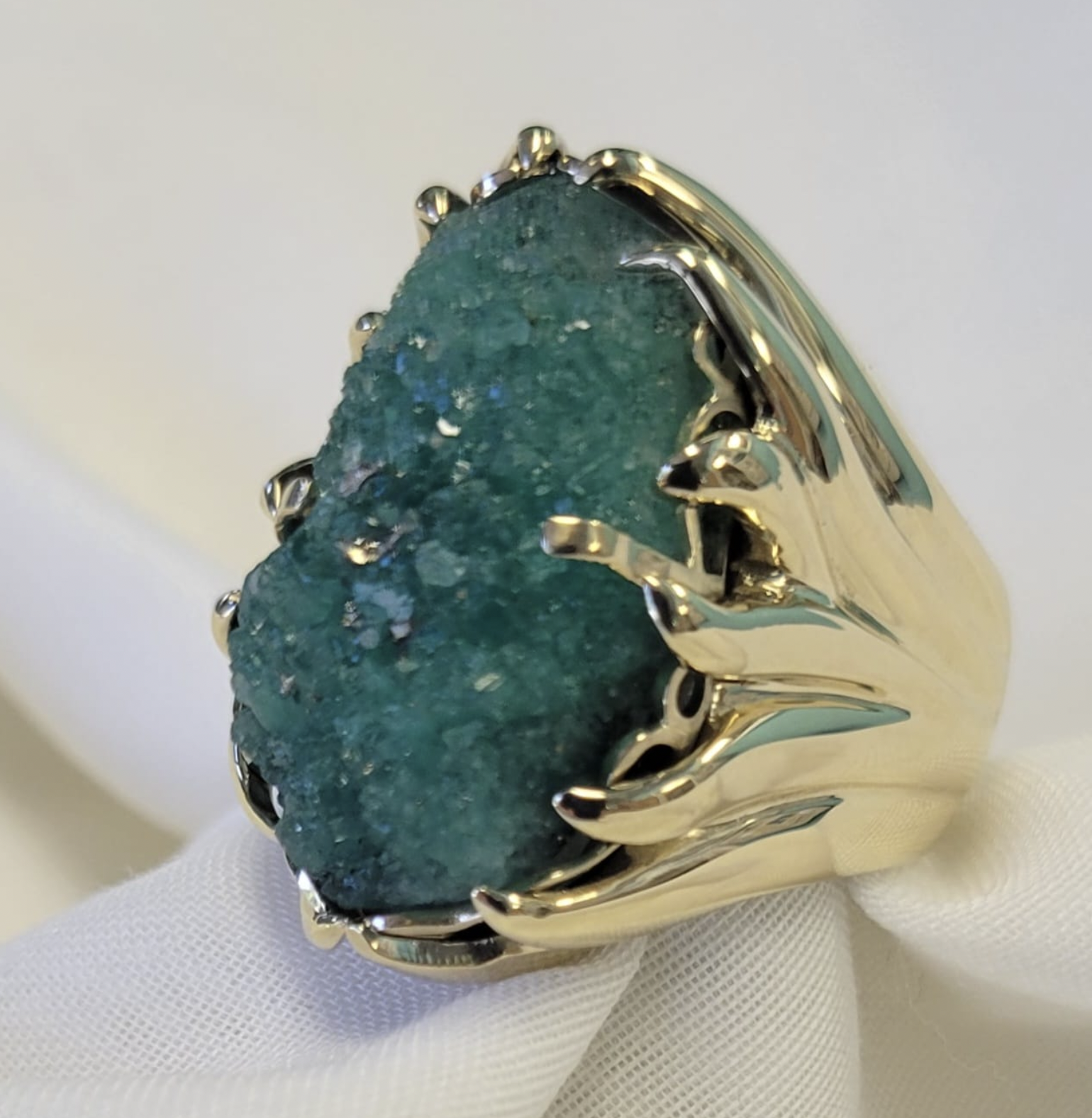 Emerald Crystal Ring 