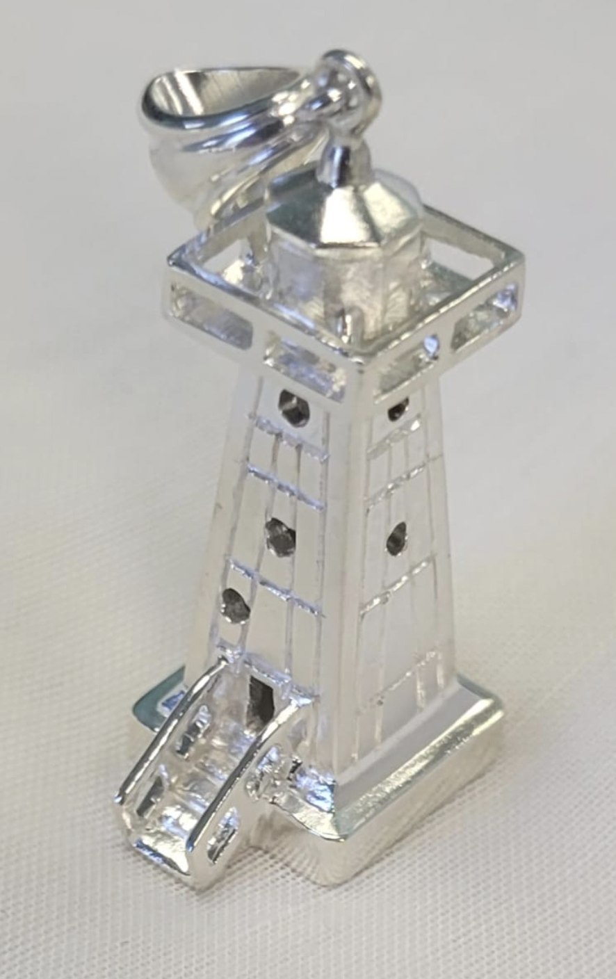 Sterling Silver Lighthouse Pendant 