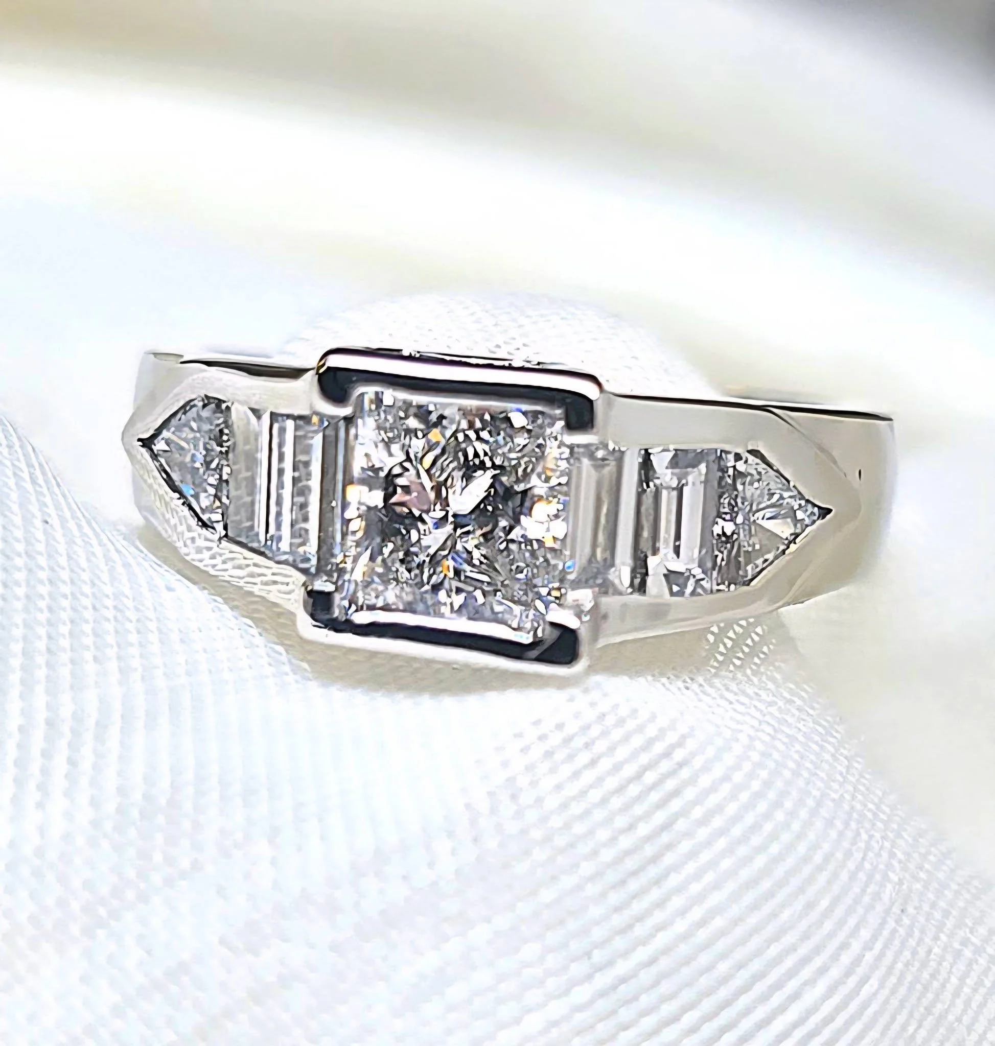 White Gold Engagement Ring
