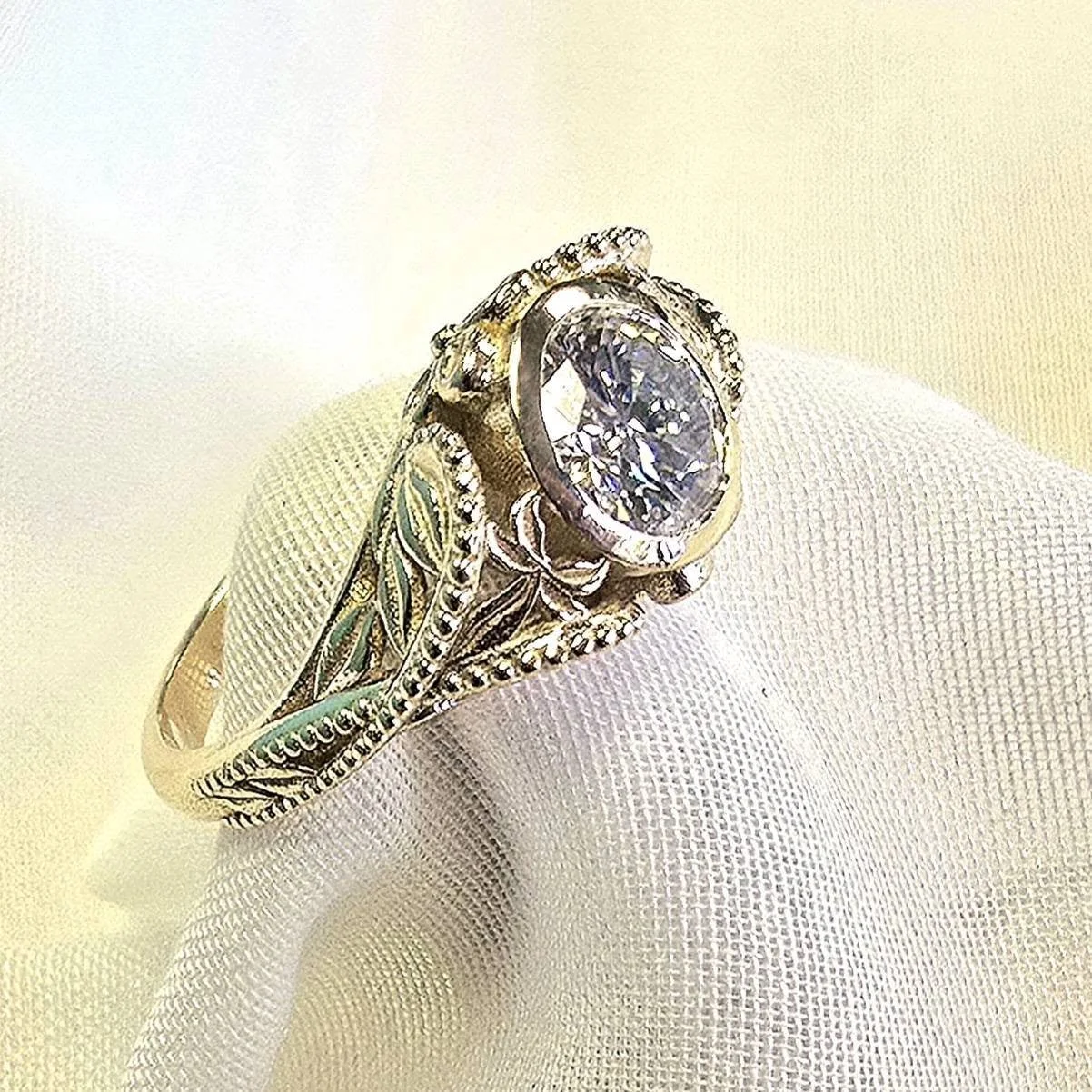 14kt Yellow Gold 1.27 ct. diamond Ring