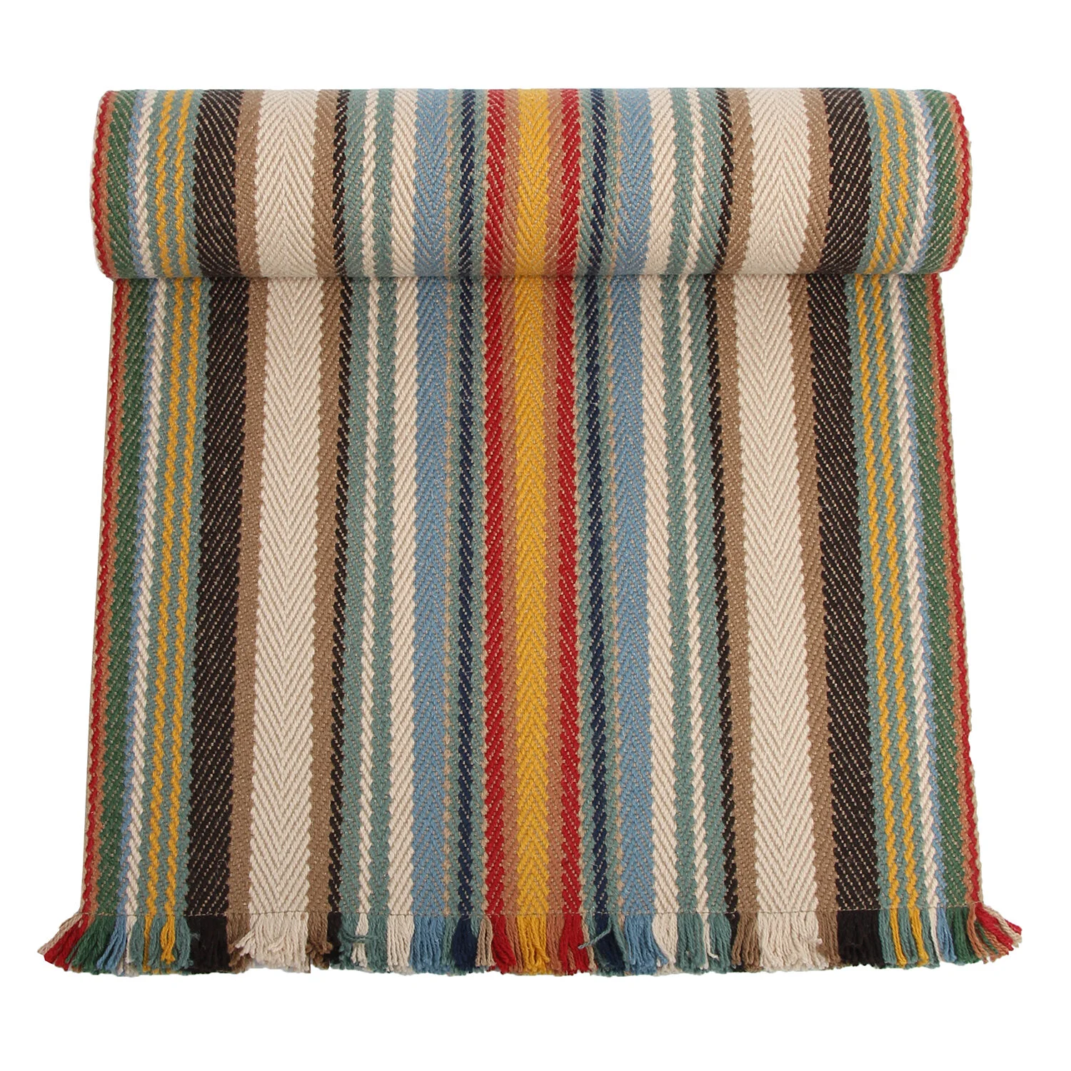 Flatweave Runner, Fitzroy Midnight — ROGER OATES DESIGN