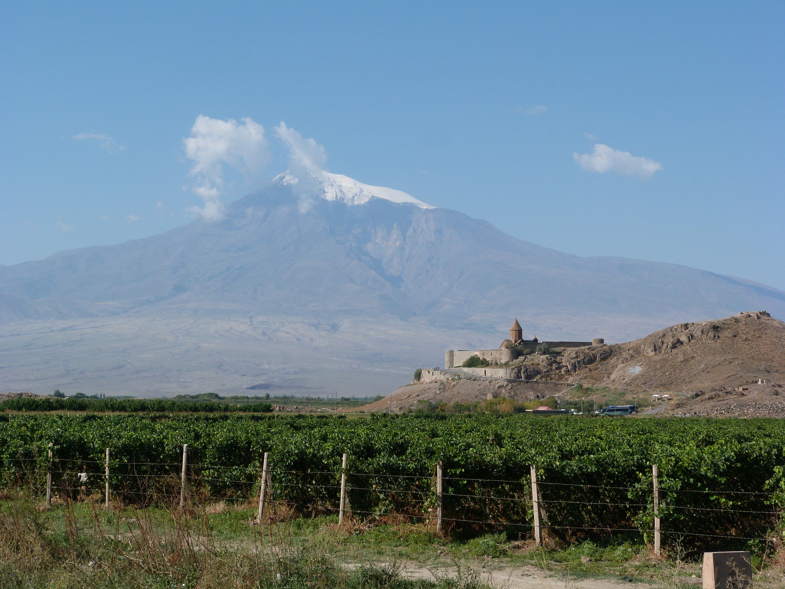 Monastère de Khor Virap, Arménie. Mont Ararat en arrière-plan.JPG